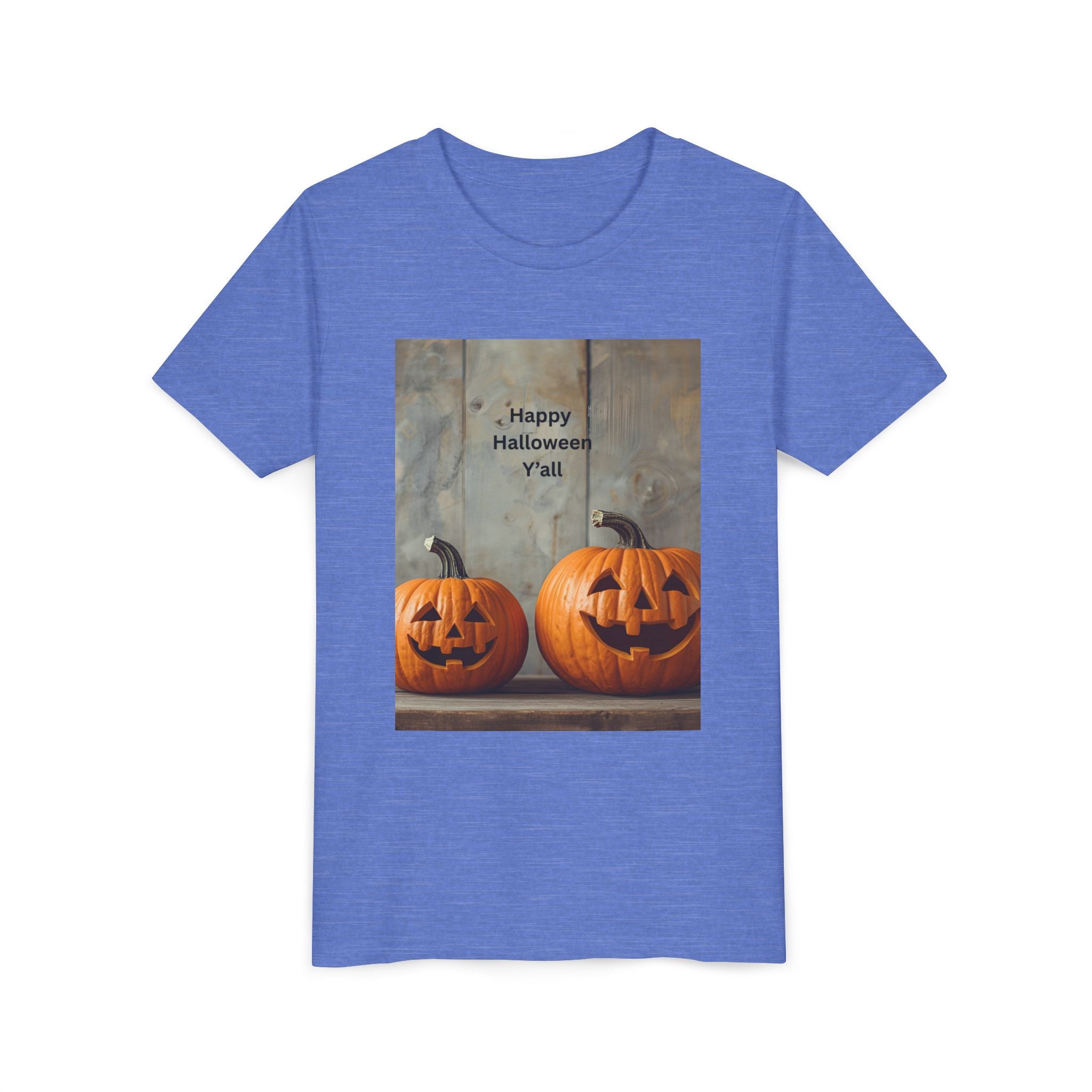 Halloween Pumpkin Youth Tee, Spooky Kids Shirt, Pumpkin Graphic Tee, Fall Celebration Gift, Trick or Treat Outfit