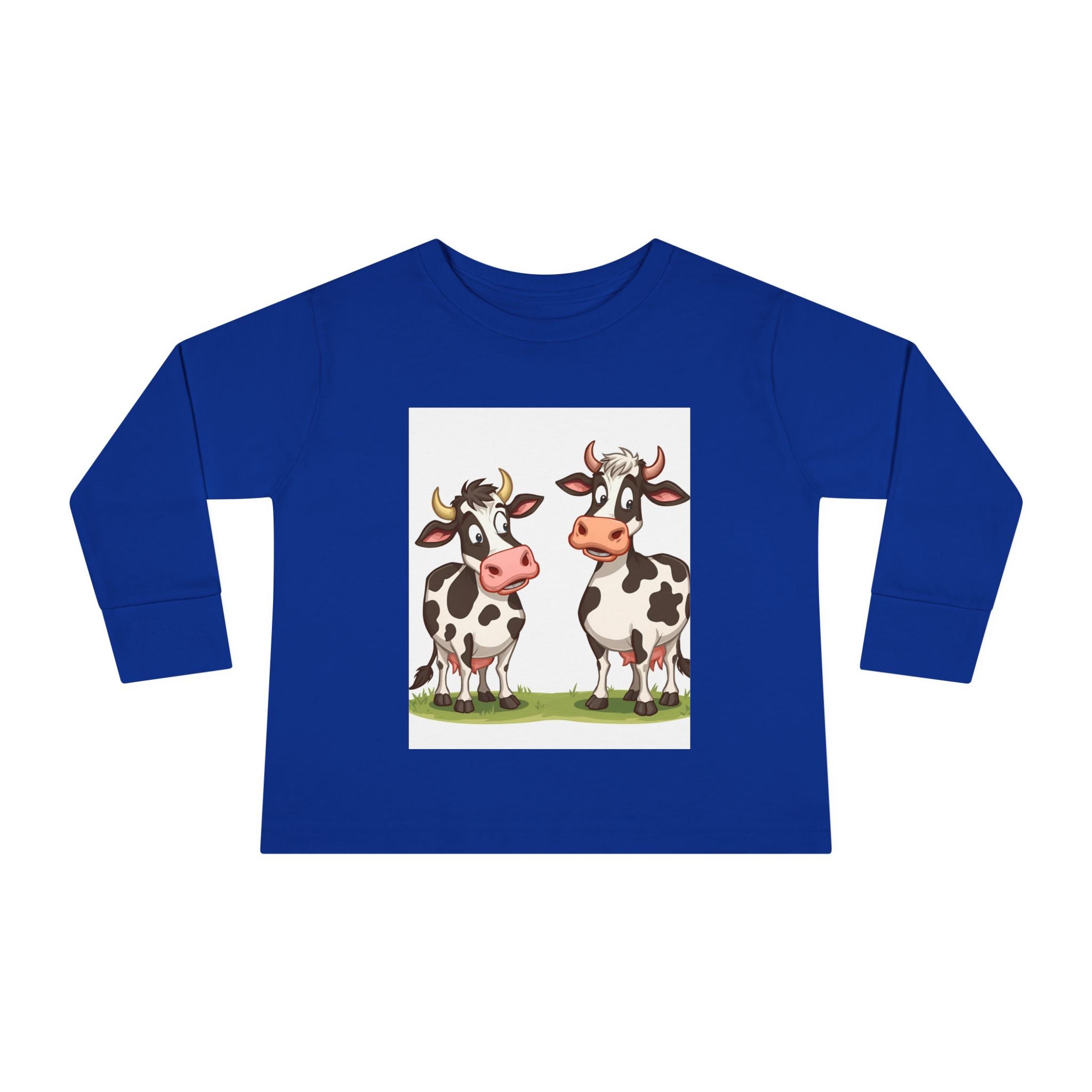 Cute Cows Toddler Long Sleeve Tee