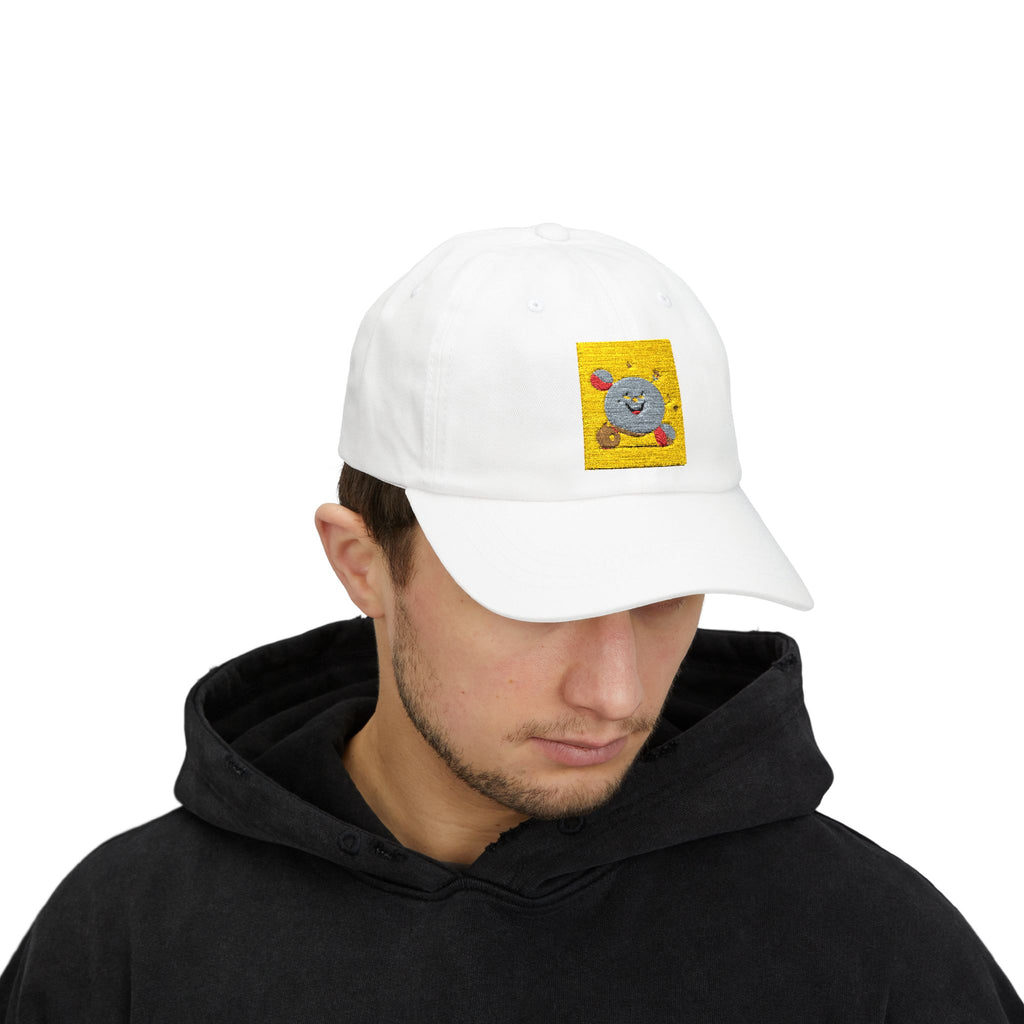 Whimsical Colorful Classic Dad Cap - Fun Vintage Embroidery, Ideal Gift for Father's Day, Casual Wear, Summer Outing, Unique Accessory