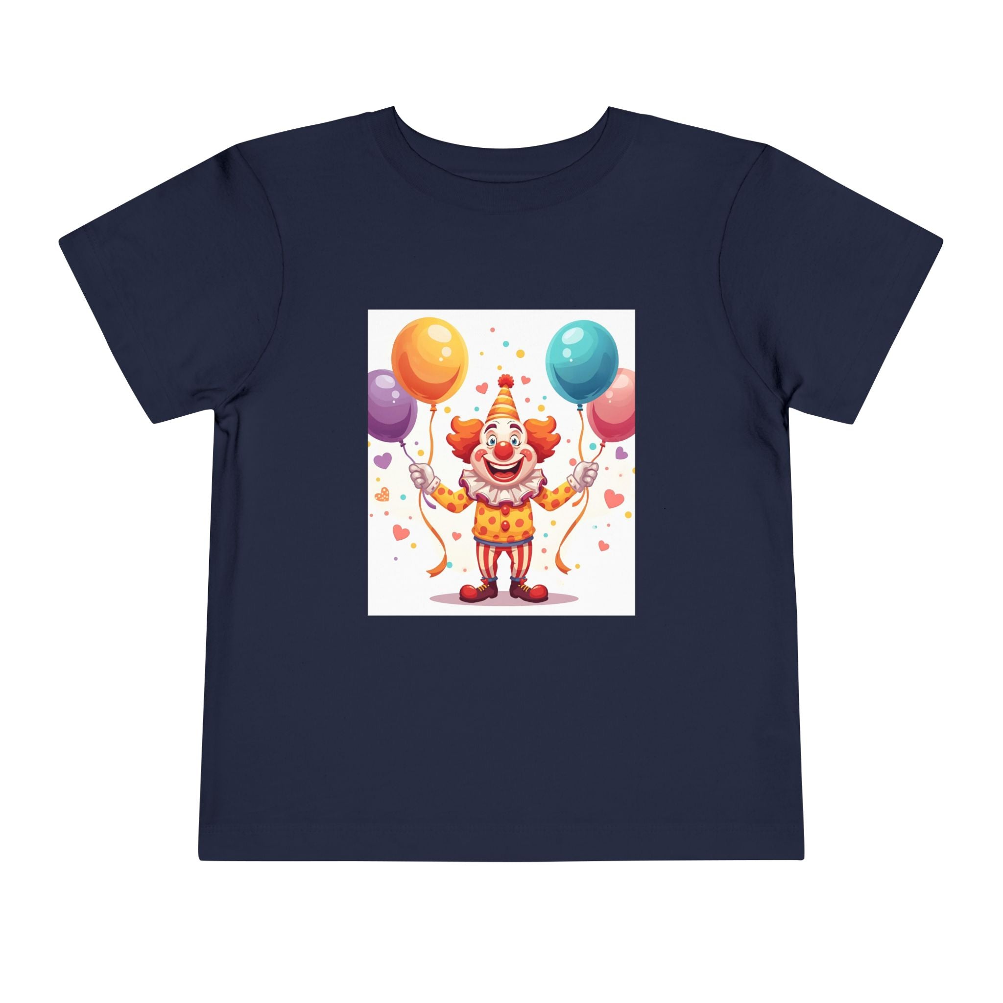 Funny Clown Toddler Short Sleeve Tee
