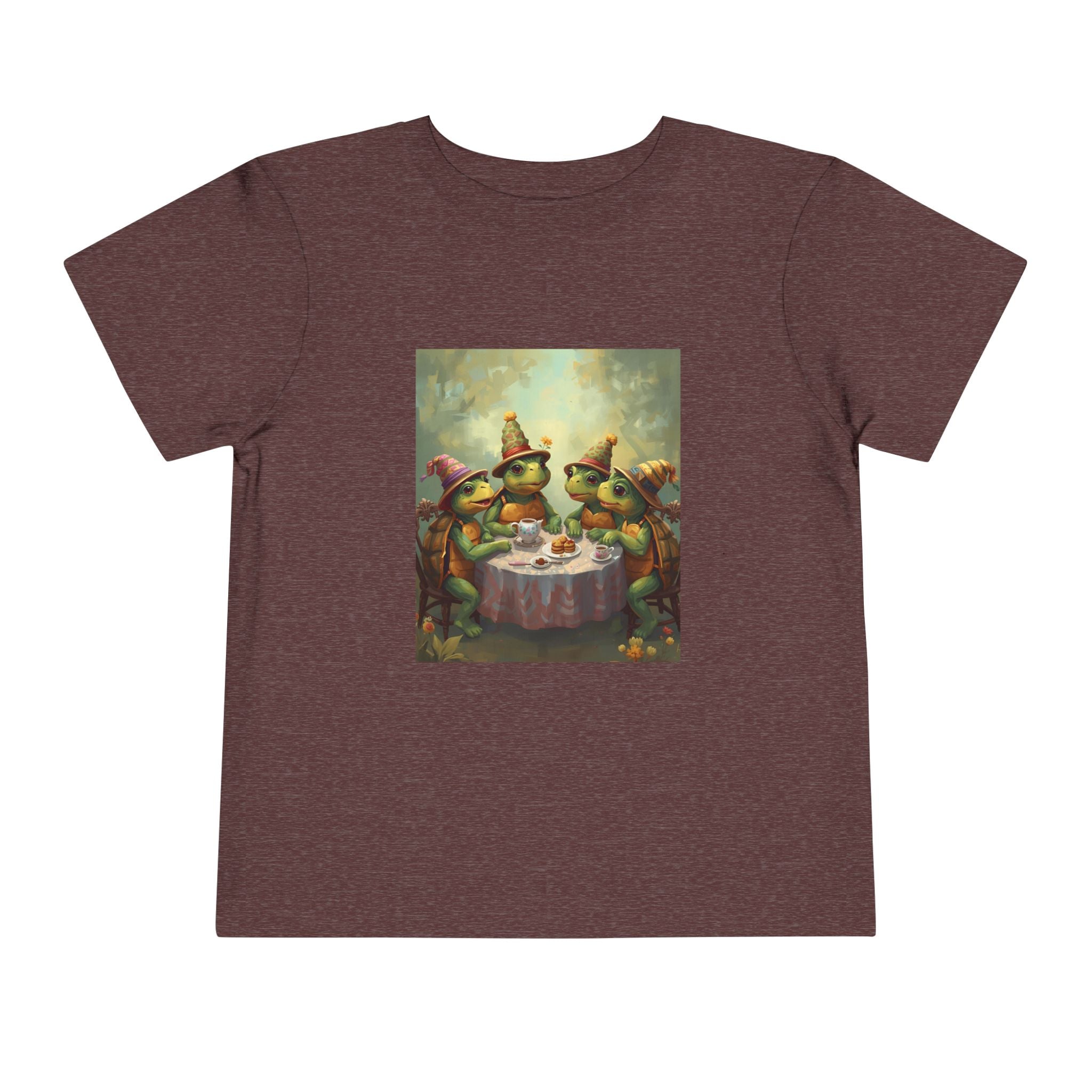 Whimsical Turtle Toddler Short Sleeve Tee