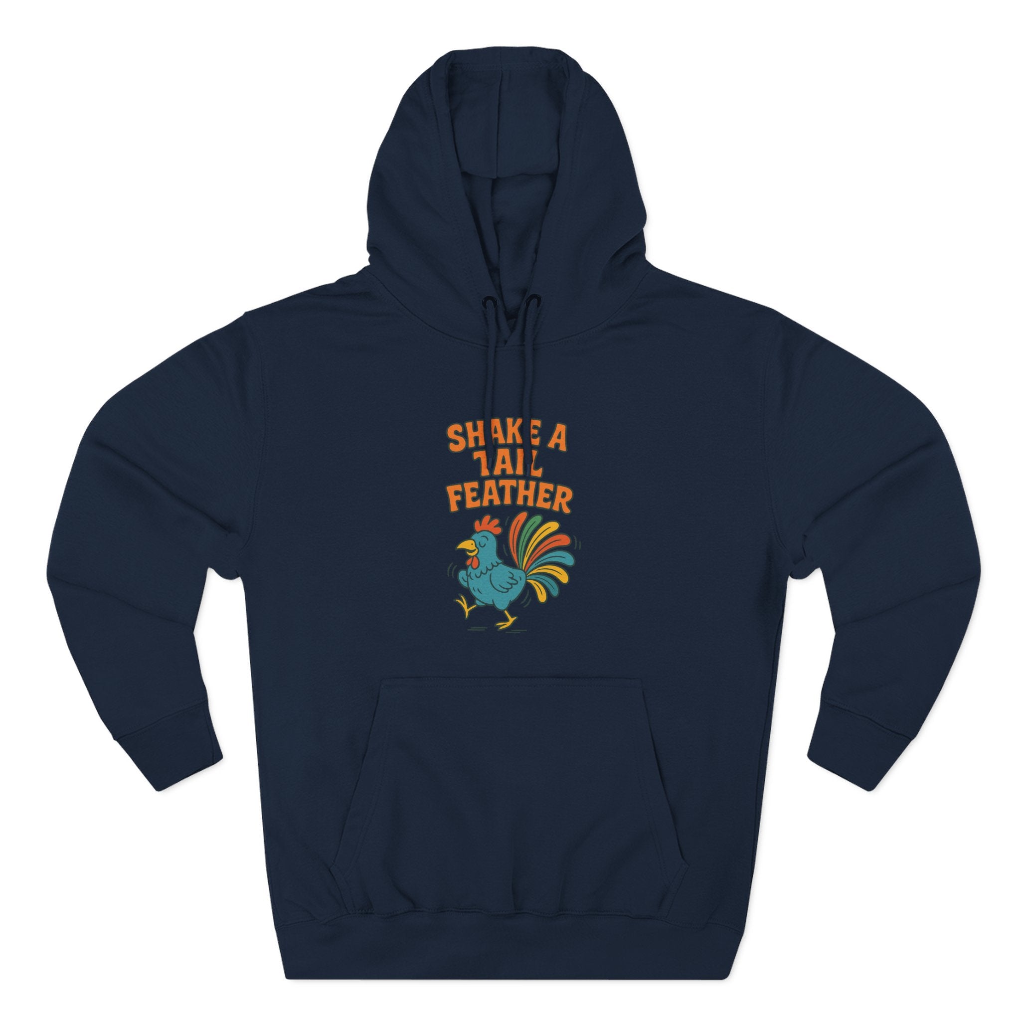 Shake A Tail Feather Three-Panel Fleece Hoodie