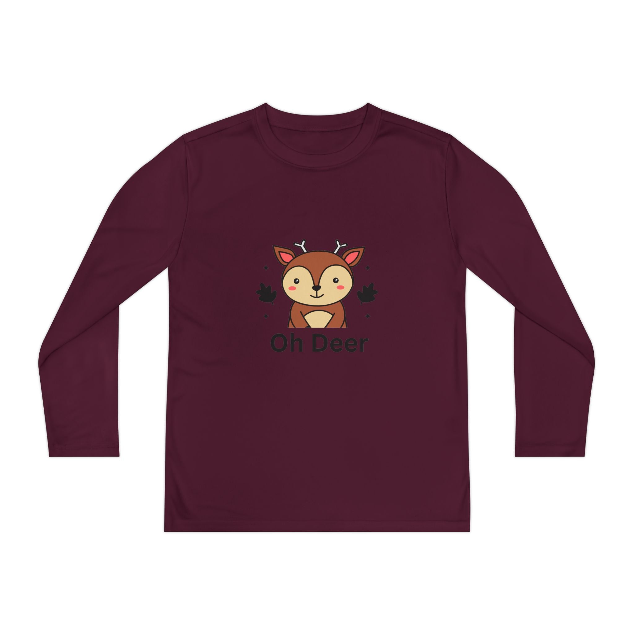 Oh Deer Youth Long Sleeve Competitor Tee