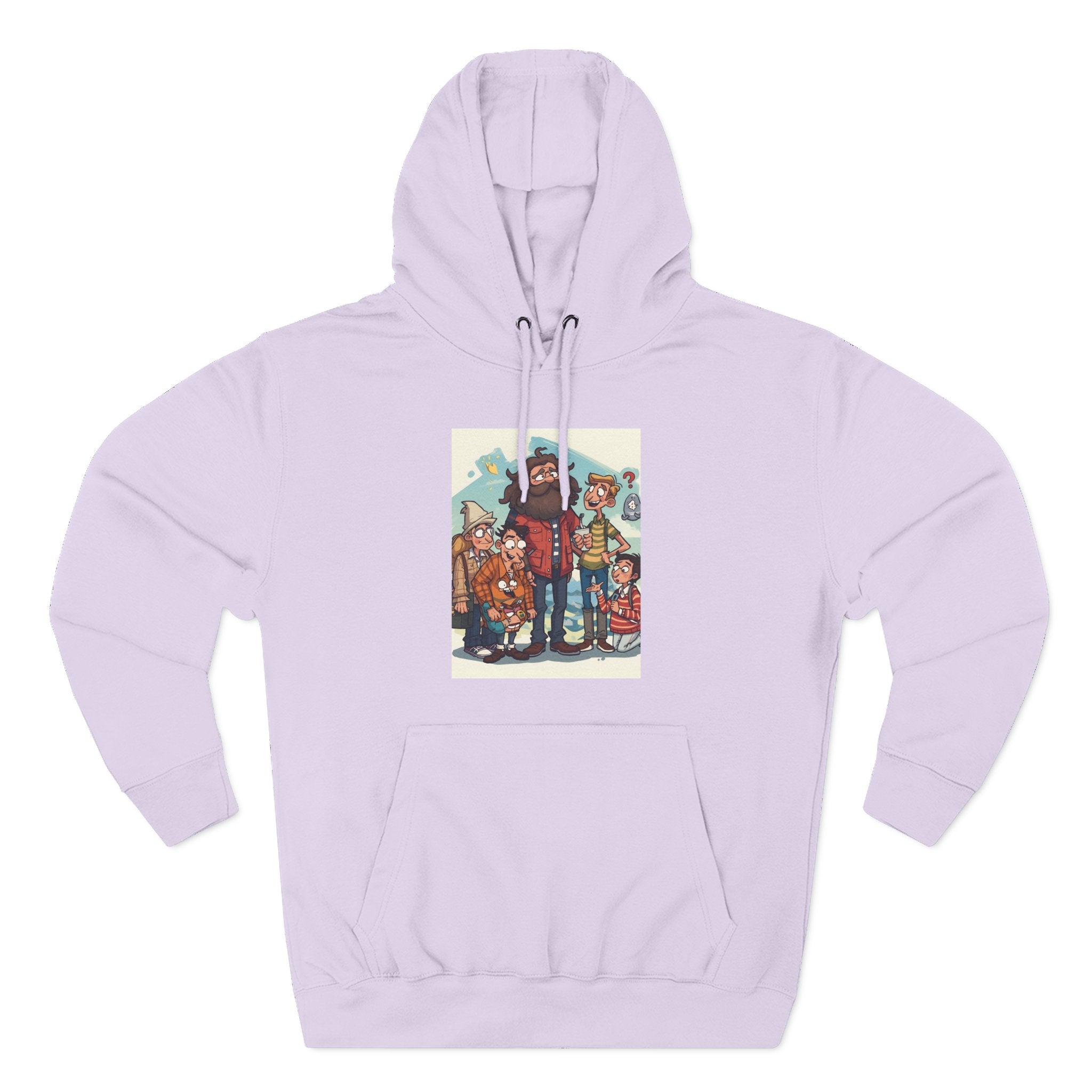 Cozy Family Fun Hoodie, Three-Panel Fleece Sweatshirt, Gift for Parents, Casual Wear, Holiday Apparel, Winter Fashion