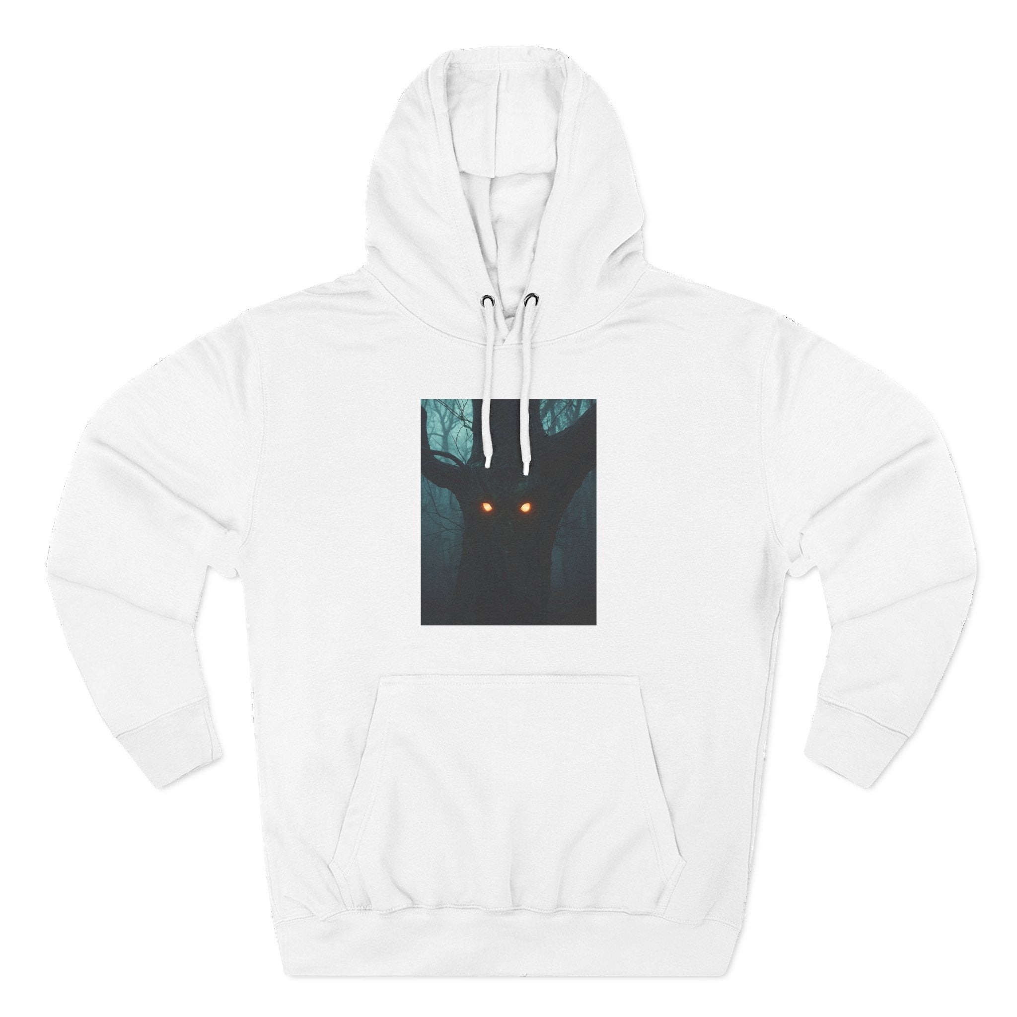 Chilling Nighttime Hoodie, Cozy Fleece Sweatshirt, Outdoor Adventure Attire, Perfect for Bonfire Nights, Gifts for Nature Lovers