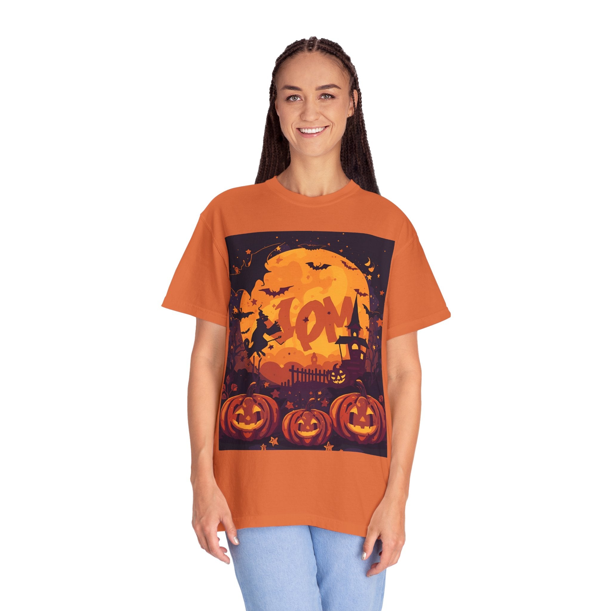Halloween Pumpkin Graphic Tee, Unisex T-shirt, Spooky Shirt, Pumpkin Shirt, Fall Fashion, Halloween Costume, Autumn Apparel
