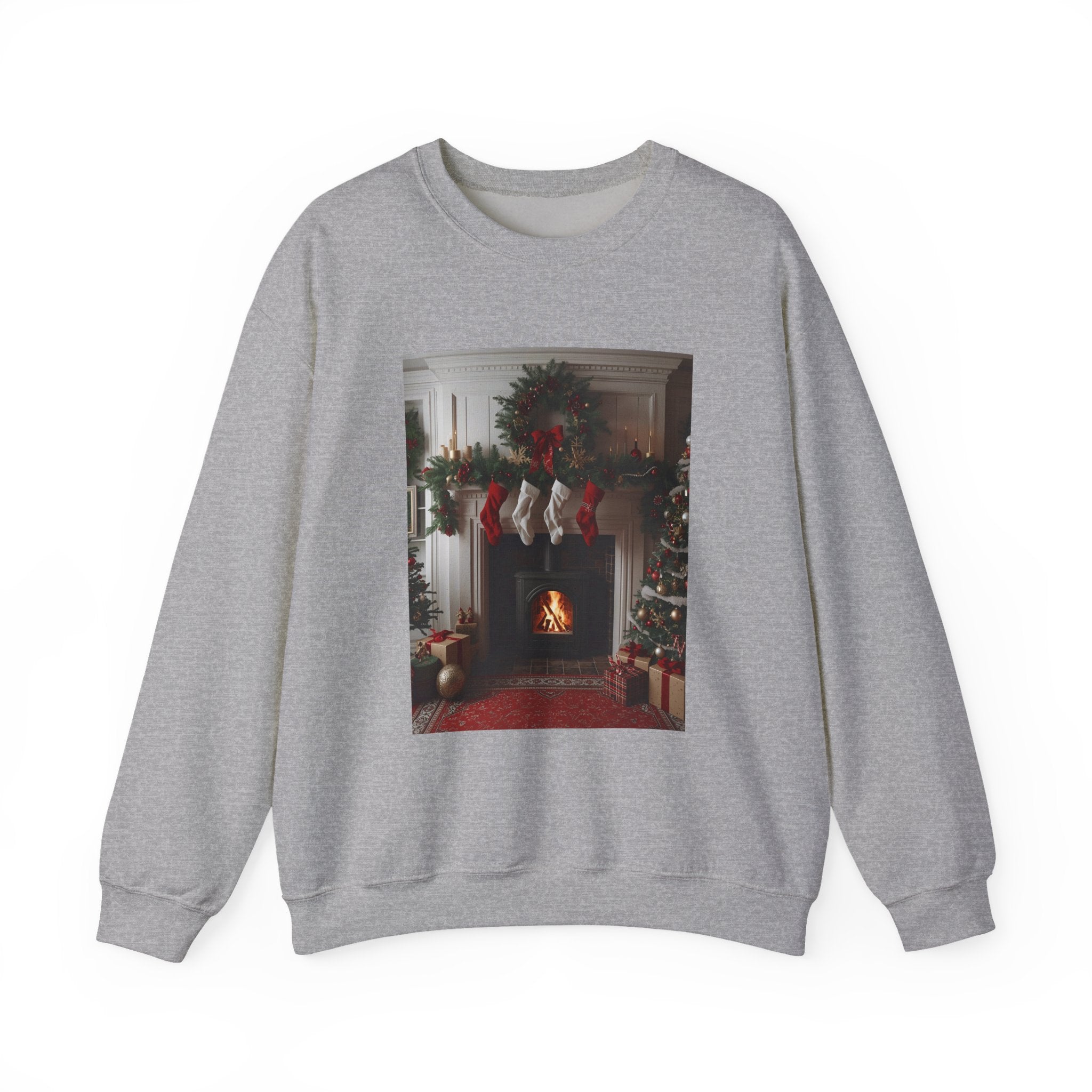 Cozy Christmas Sweatshirt, Holiday Comfort Wear, Unisex Pullover, Winter Fashion, Merry & Bright Gift, Festive Sweater