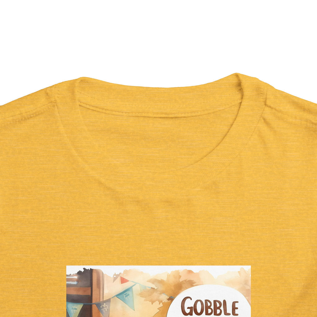 Thanksgiving Turkey Toddler Short Sleeve Tee