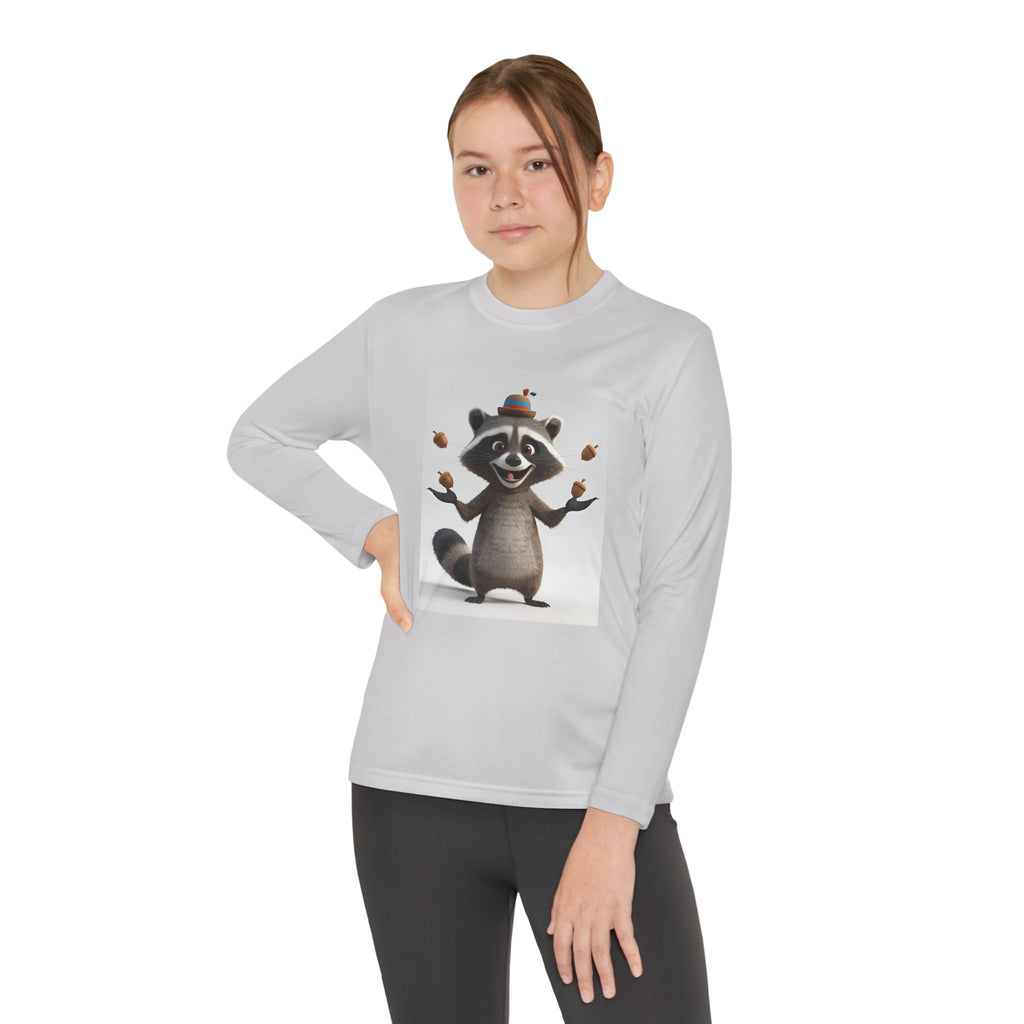 Raccoon Youth Long Sleeve Competitor Tee
