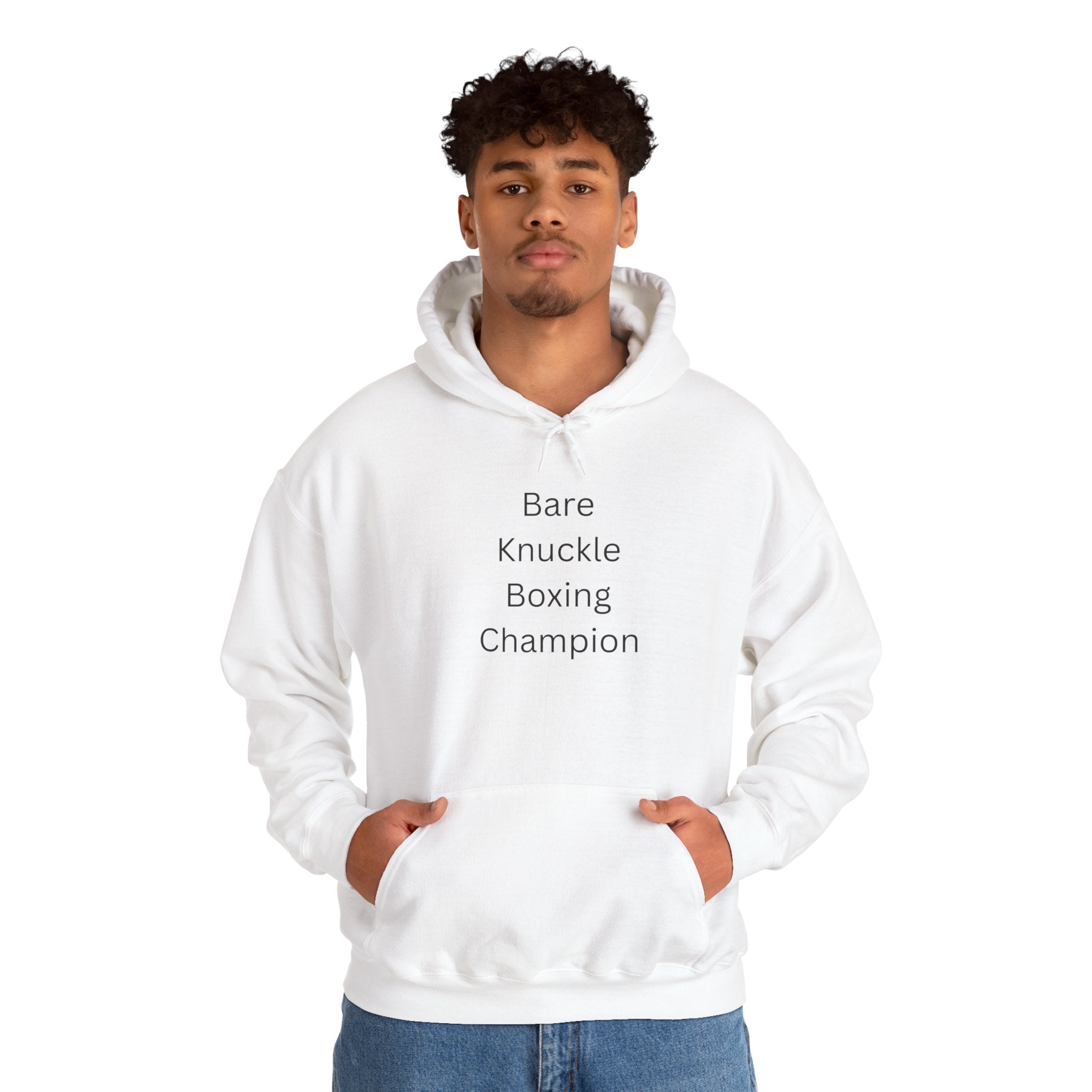 Bare Knuckle Boxing Champion Hoodie | Unisex Sweatshirt, Gift for Boxers, Fitness Apparel, Sportswear, Boxing Champion Merchandise