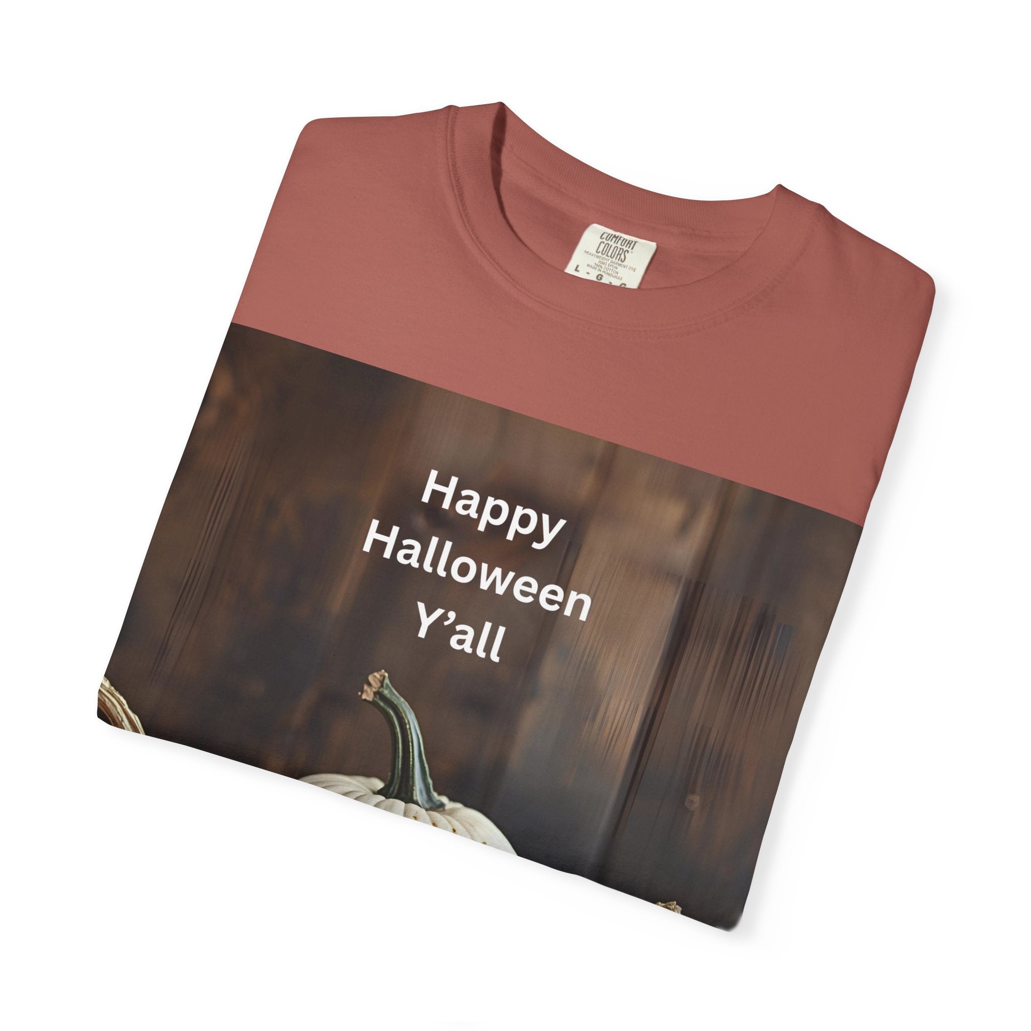 Happy Halloween Unisex T-Shirt, Casual Fall Tee, Halloween Gift, Pumpkin Shirt, Autumn Apparel, Holiday Style