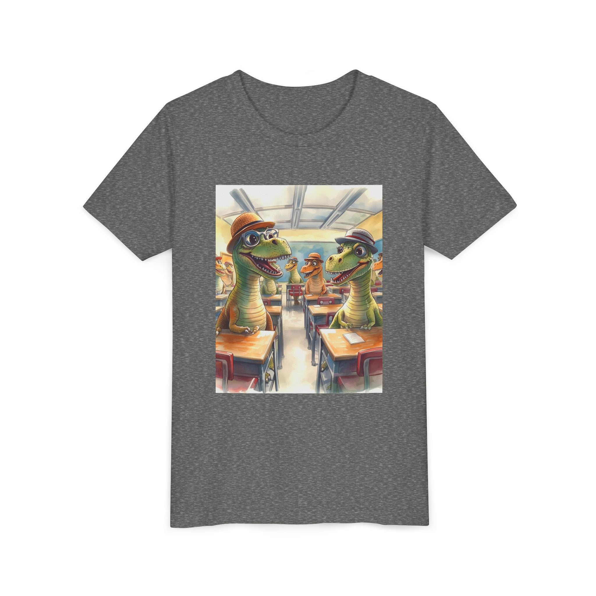 Dinosaur Classroom Youth Short Sleeve Tee