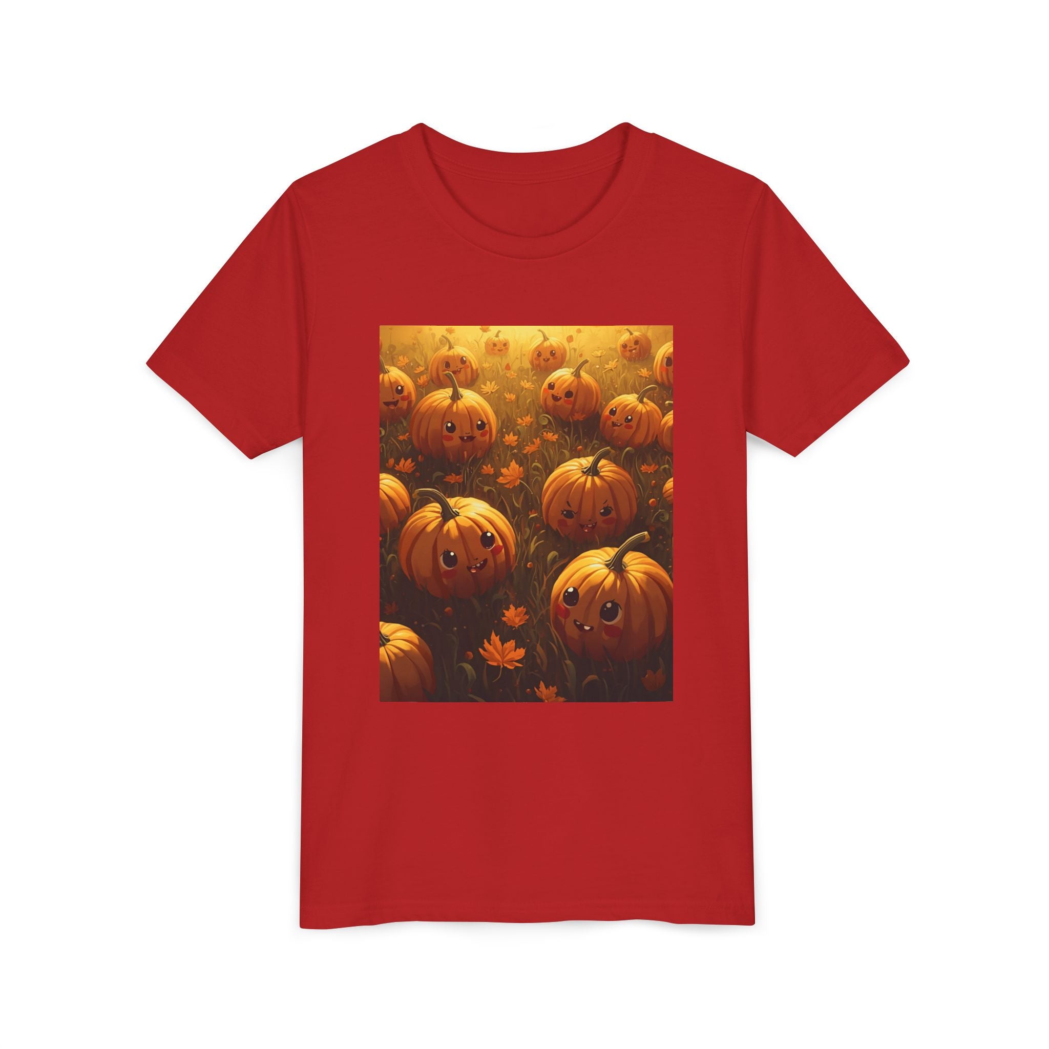 Pumpkin Halloween Youth Tee, Fall Shirt, Halloween Gift, Kids Halloween Apparel, Harvest Celebration T-shirt