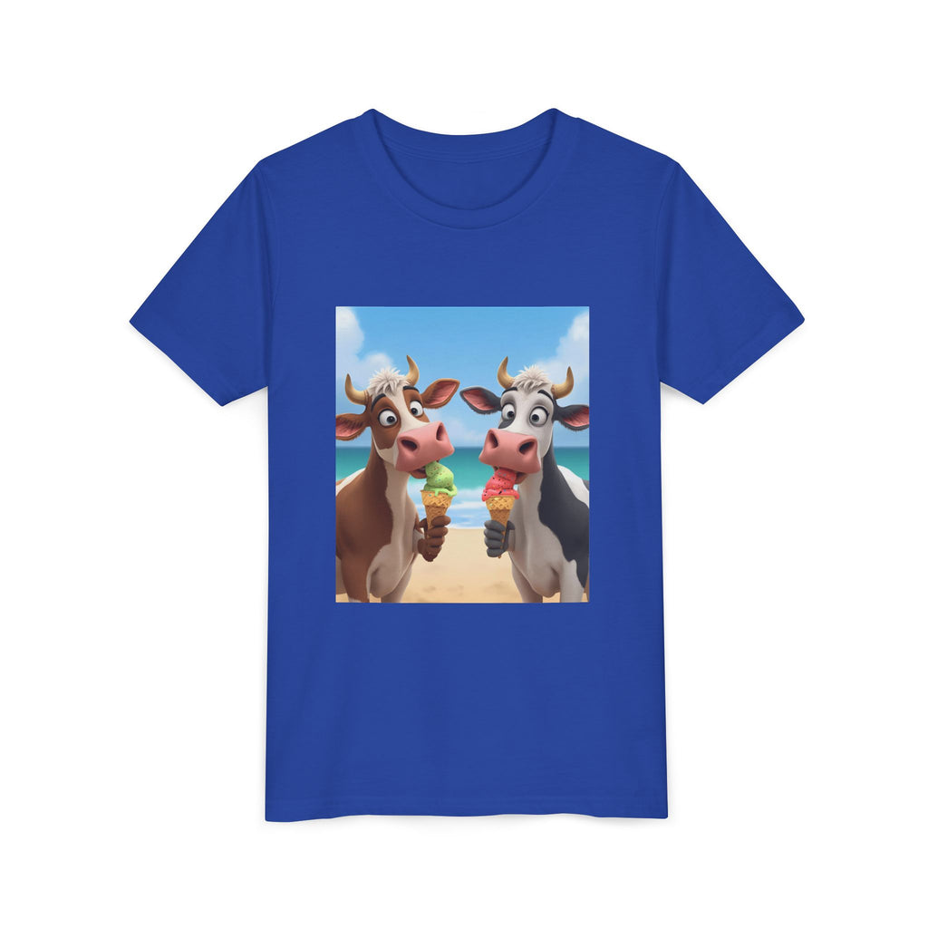Beachy Cow Youth Short Sleeve Tee