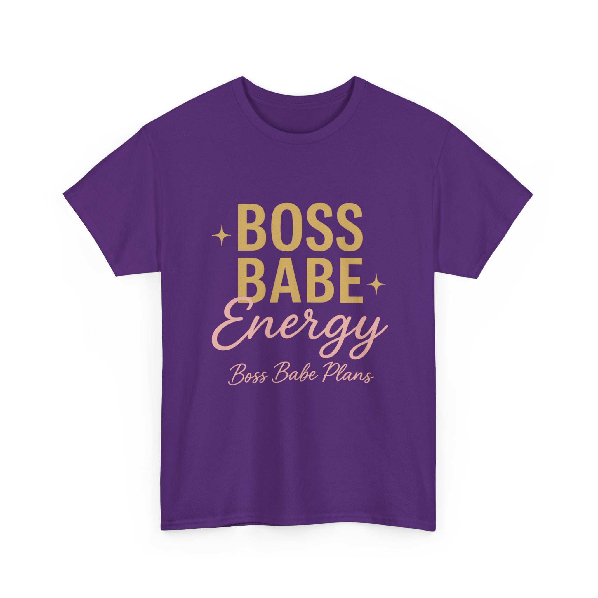 Boss Babe Plans Energy Unisex Cotton Tee