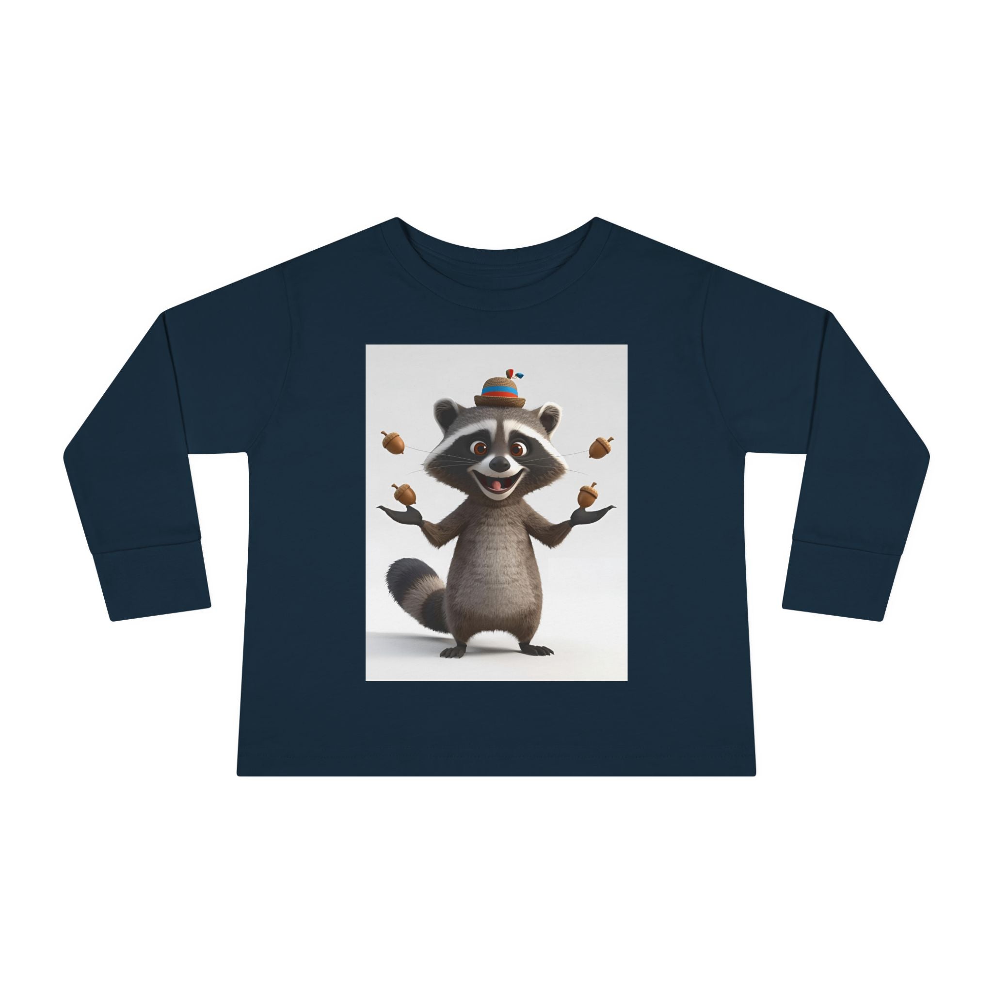 Raccoon Toddler Long Sleeve Tee