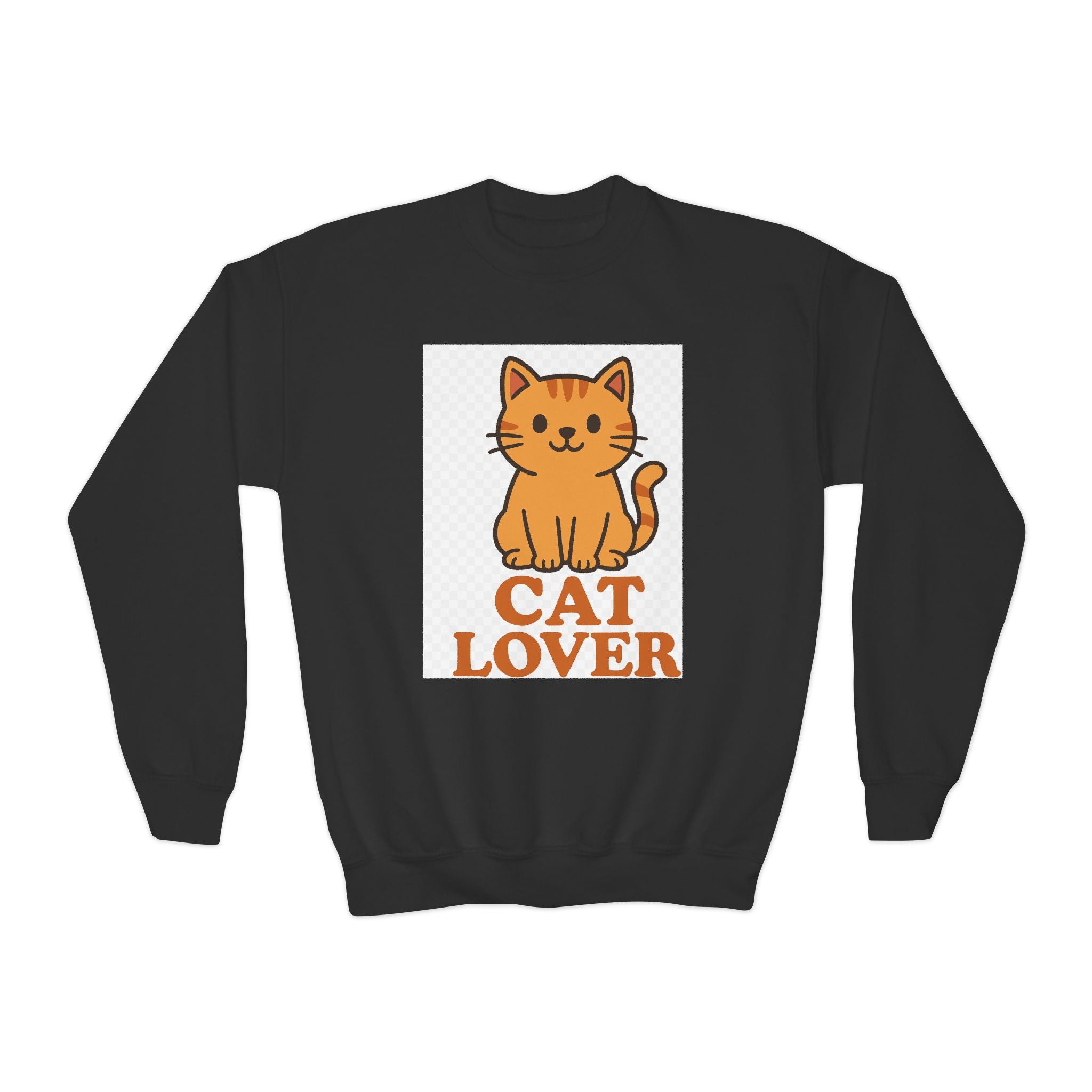 Cat Lover Youth Crewneck Sweatshirt