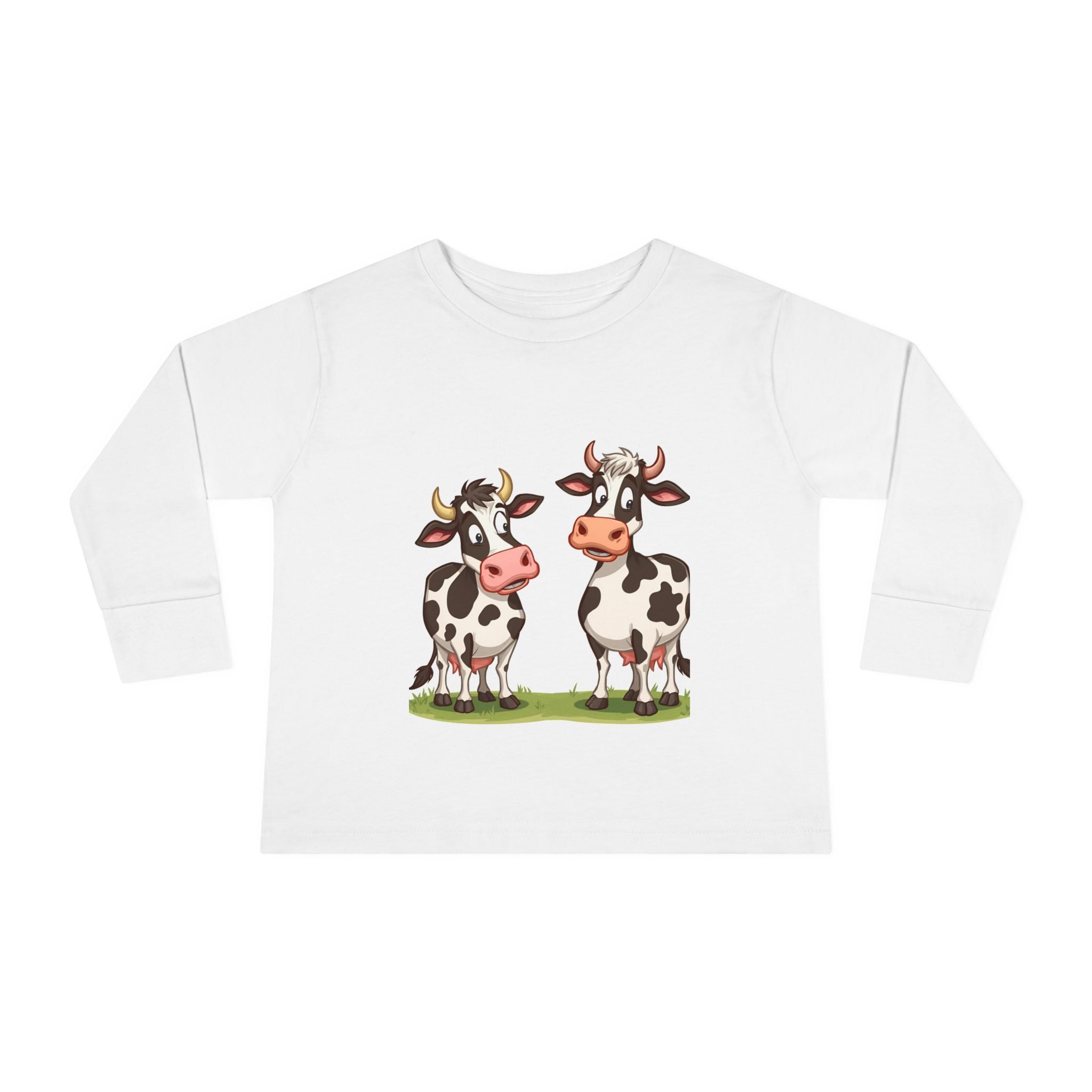 Cute Cows Toddler Long Sleeve Tee