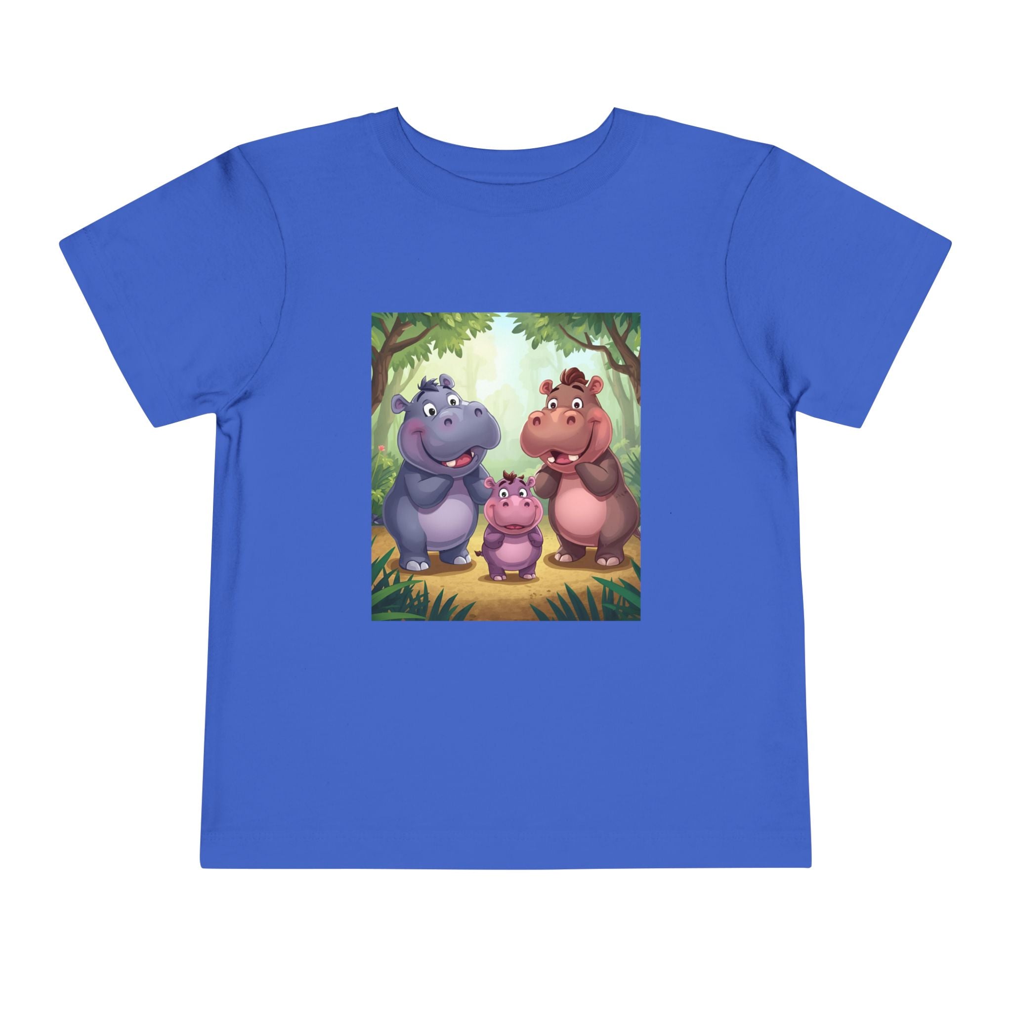 Hippo Cute Toddler Short Sleeve Tee