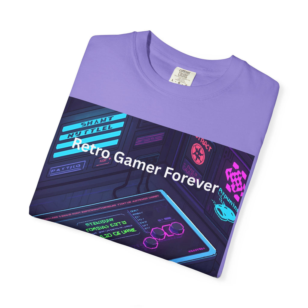 Retro Game Controller Unisex Garment-Dyed T-shirt