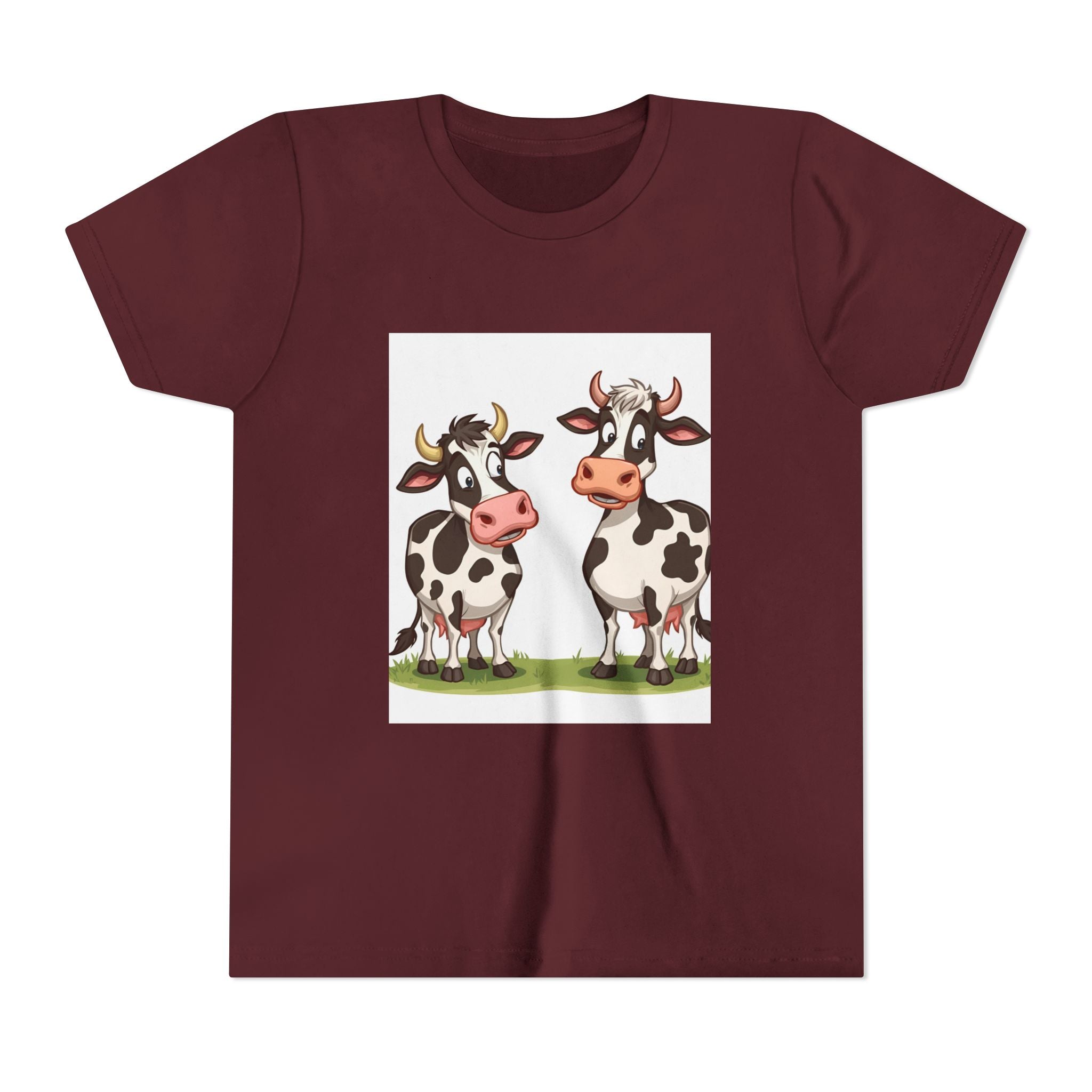 Cute Cows Youth Short Sleeve Tee
