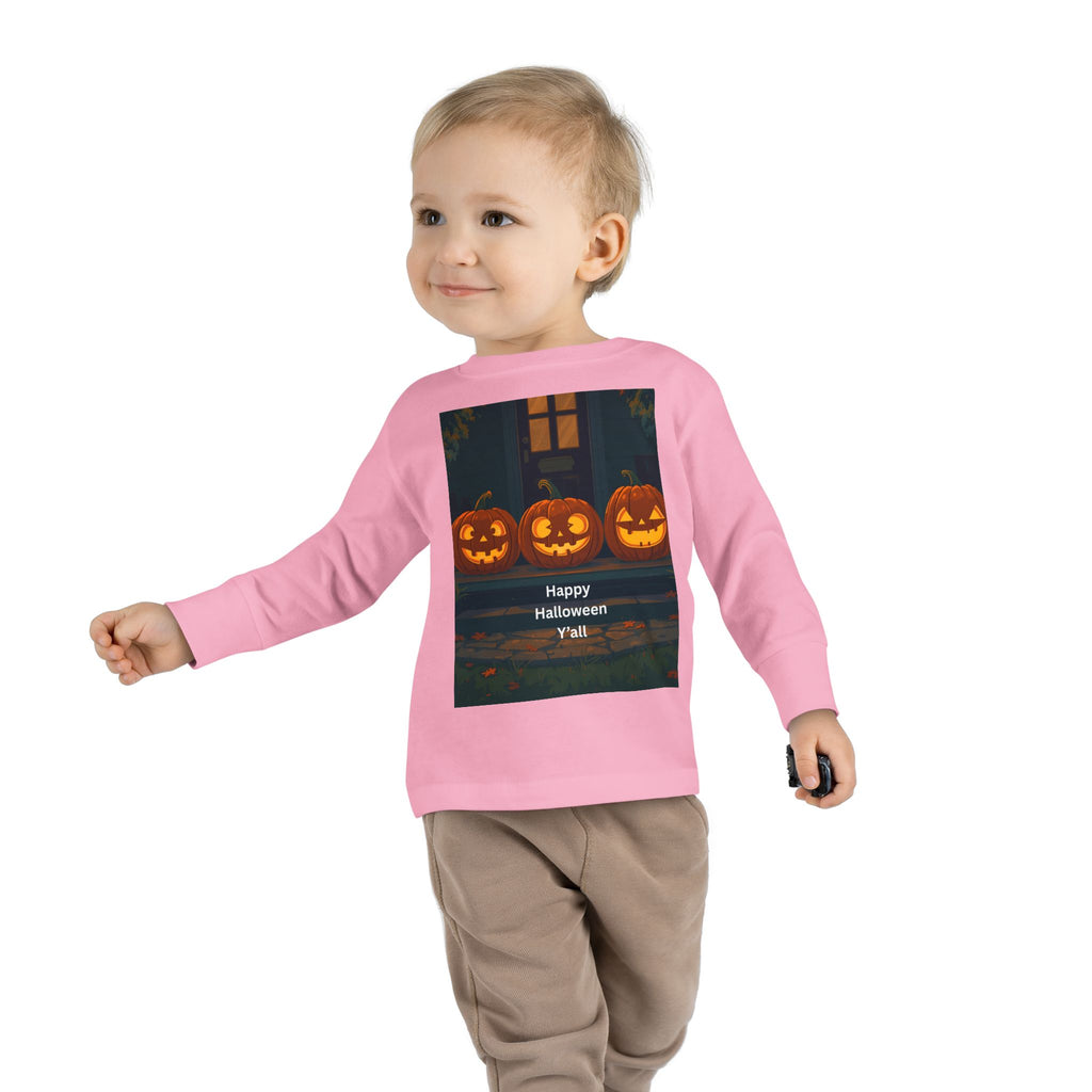 Halloween Pumpkin Toddler Long Sleeve Tee