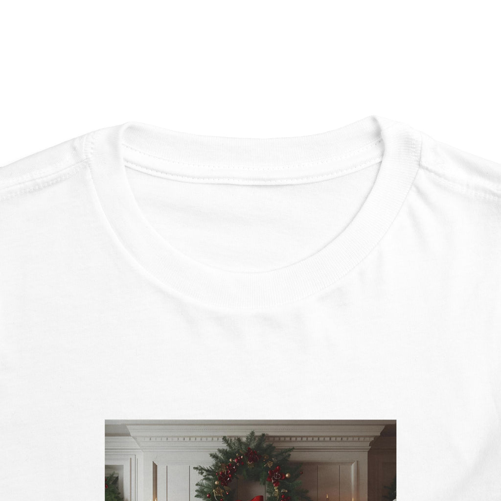 Cozy Christmas Toddler Tee, Holiday Kids Shirt, Cute Winter Tee, Toddler Christmas Outfit, Festive Short Sleeve Shirt