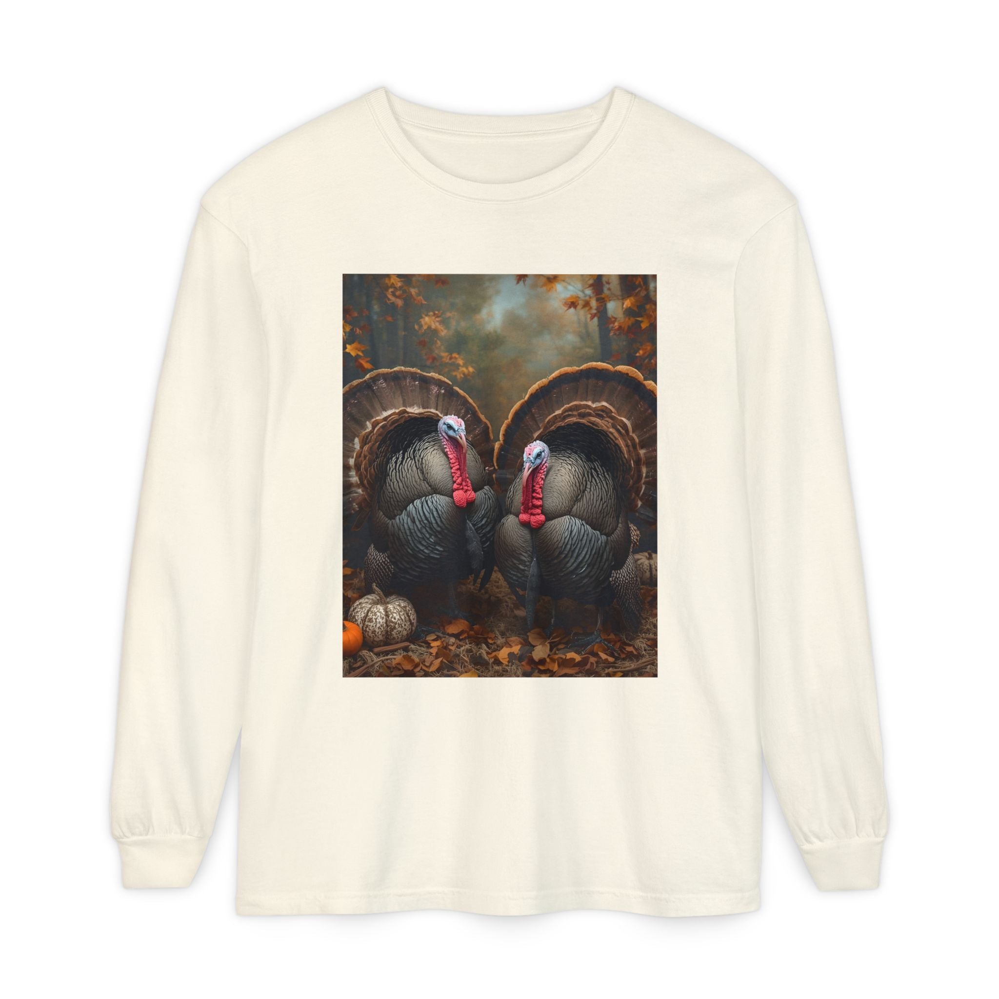 Unisex Garment-dyed Long Sleeve T-Shirt