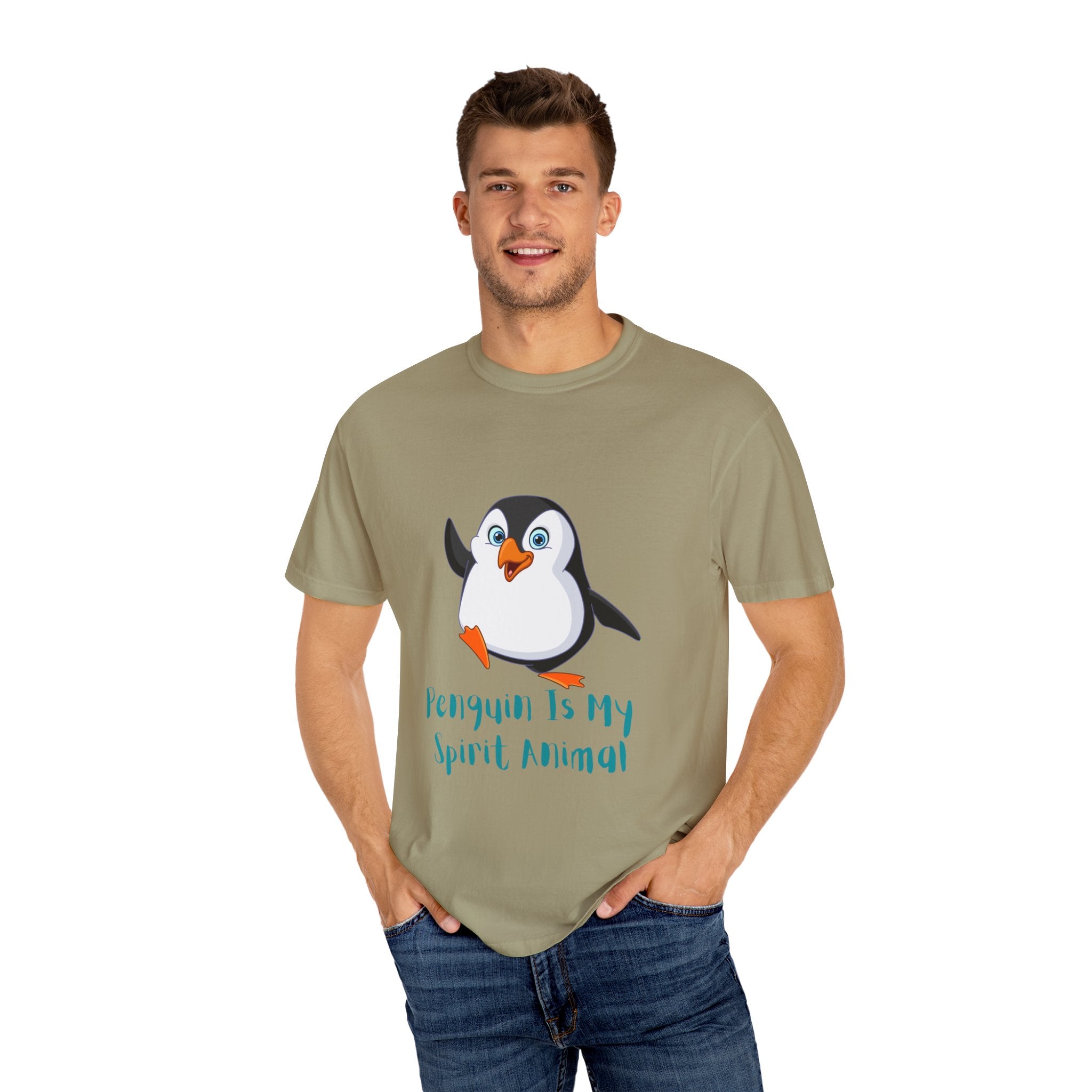 Penguin Spirit Animal T-Shirt - Fun Graphic Tee, Animal Lover Gift, Casual Wear, Unisex Fashion, Cute Birthday Top