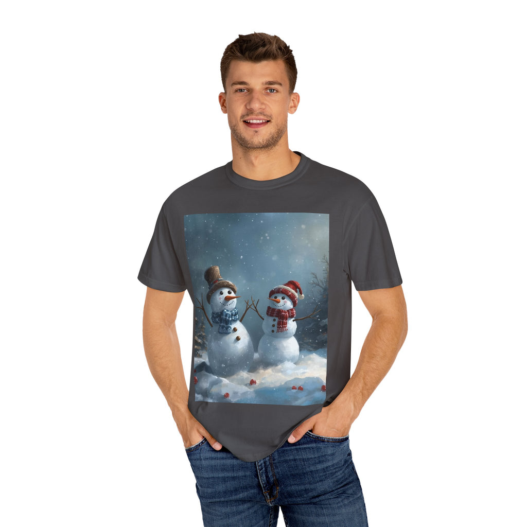 Christmas Winter Wonderland Snowman T-Shirt | Cozy Holiday Tee, Christmas Gift, Unisex Apparel, Seasonal Fashion, Winter Vibes