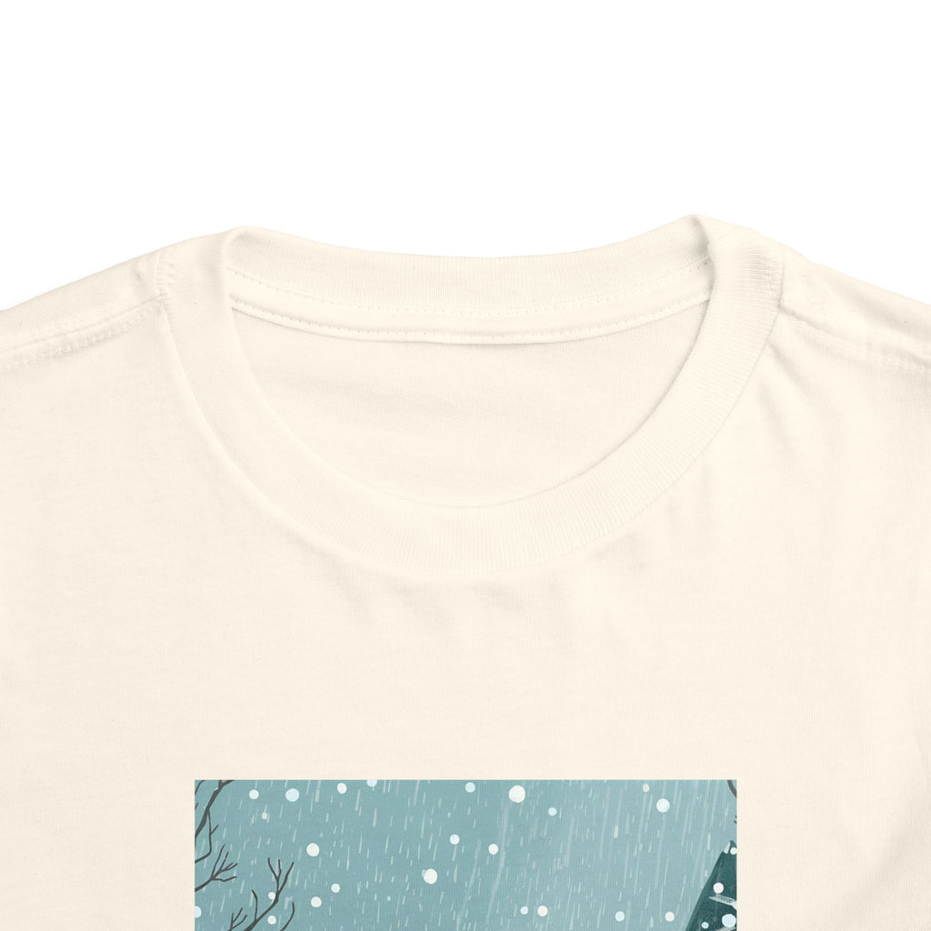 Festive Christmas Snowman Toddler Short Sleeve Tee