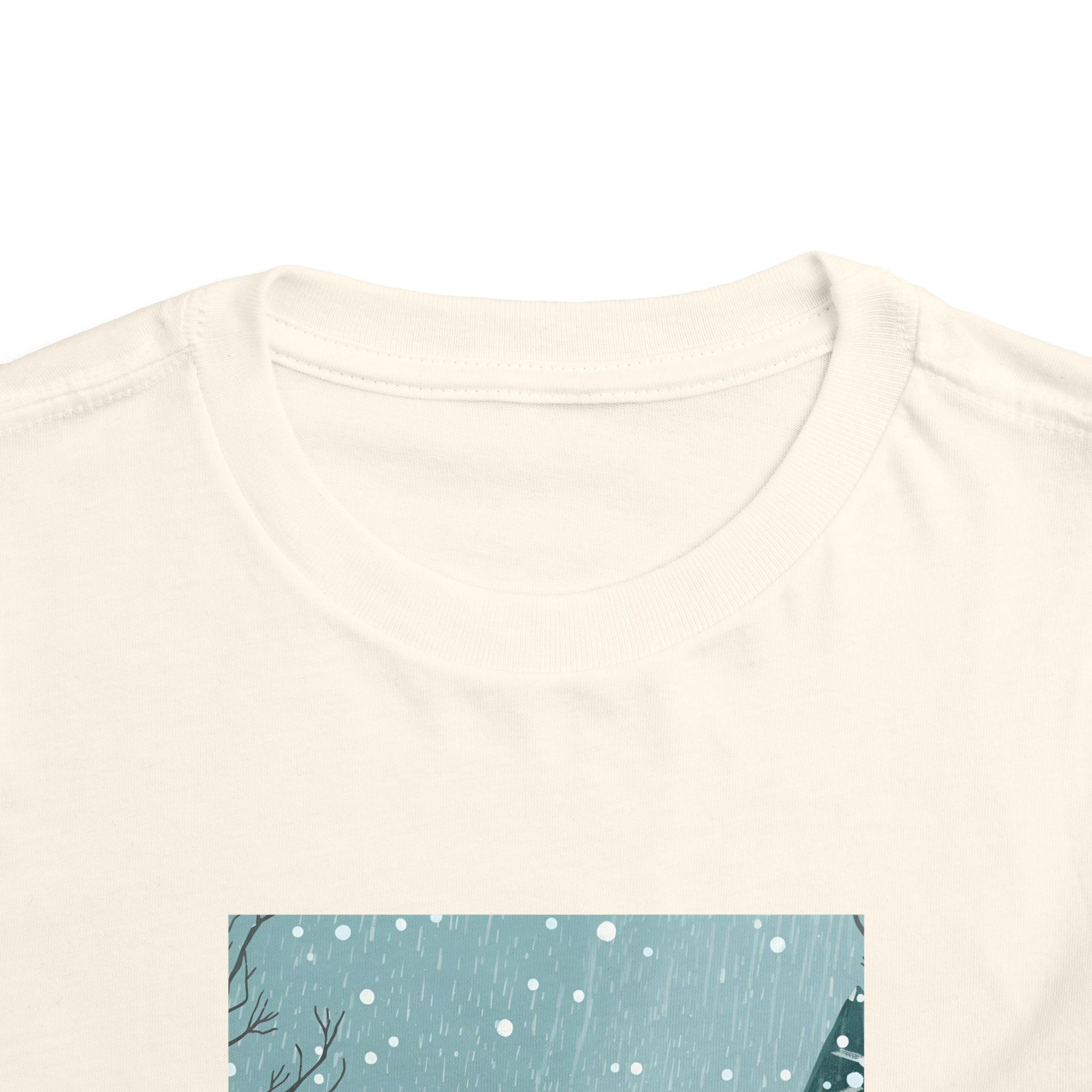 Festive Christmas Snowman Toddler Short Sleeve Tee
