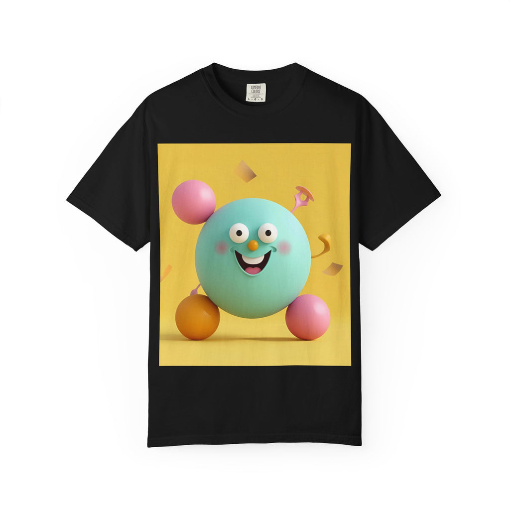 Playful Colorful Cartoon T-Shirt for Fun-Loving Souls, Graphic Tee, Gift for Kids & Adults, Birthday Party Outfit, Casual Wear, Housewarming Gift