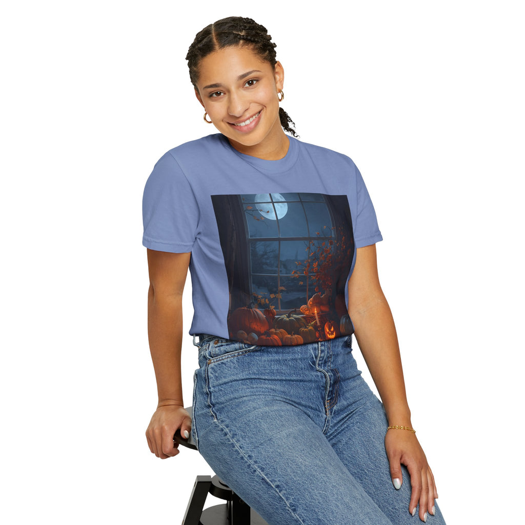 Cozy Halloween Tee, Fall Graphic Shirt, Pumpkin Patch T-Shirt, Spooky Season Apparel, Unisex Autumn Top