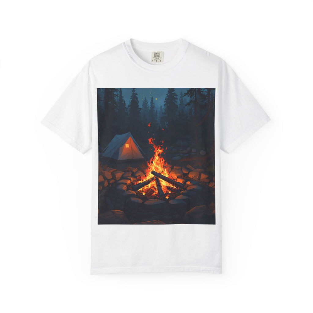 Cozy Campfire Unisex Garment-Dyed T-shirt
