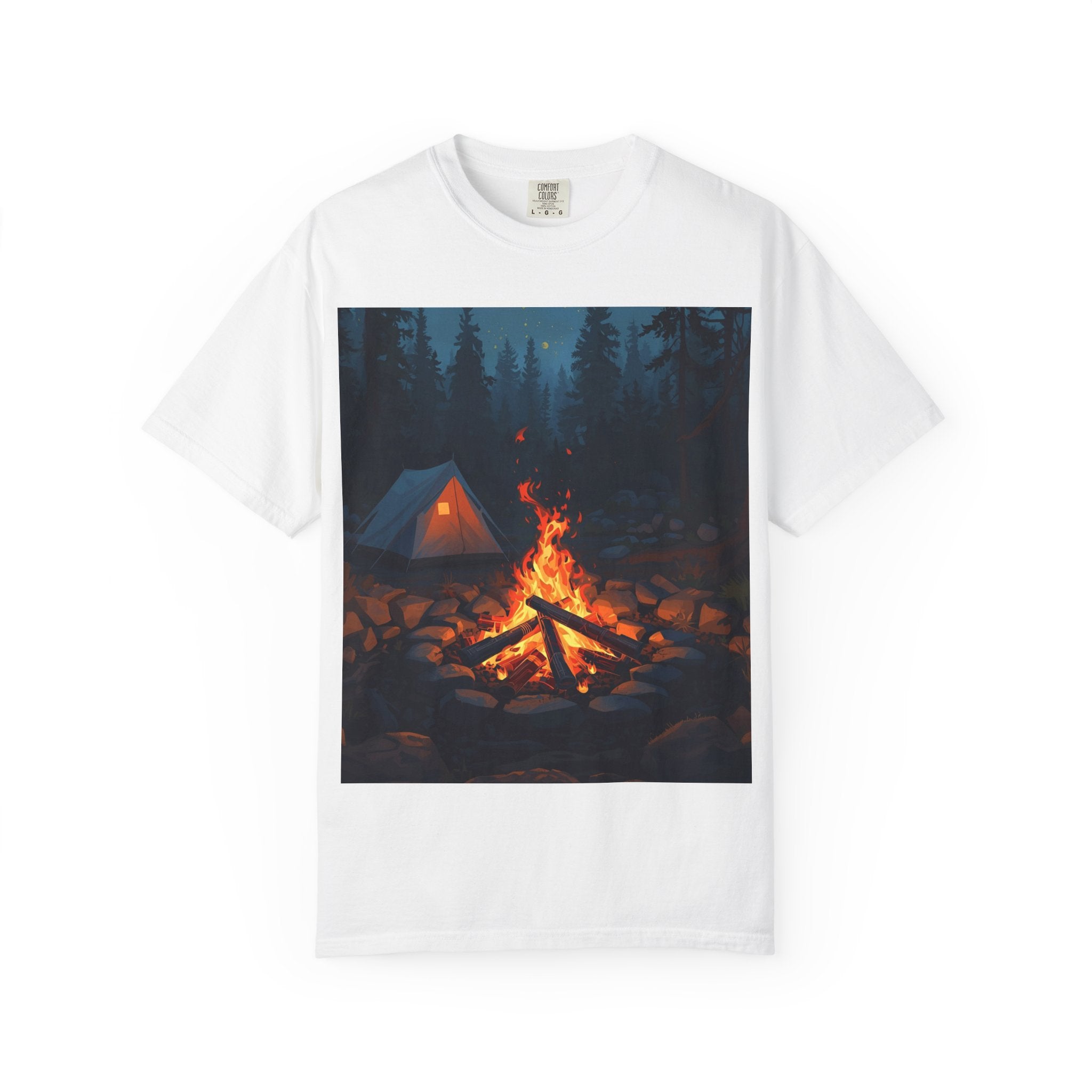 Cozy Campfire Unisex Garment-Dyed T-shirt
