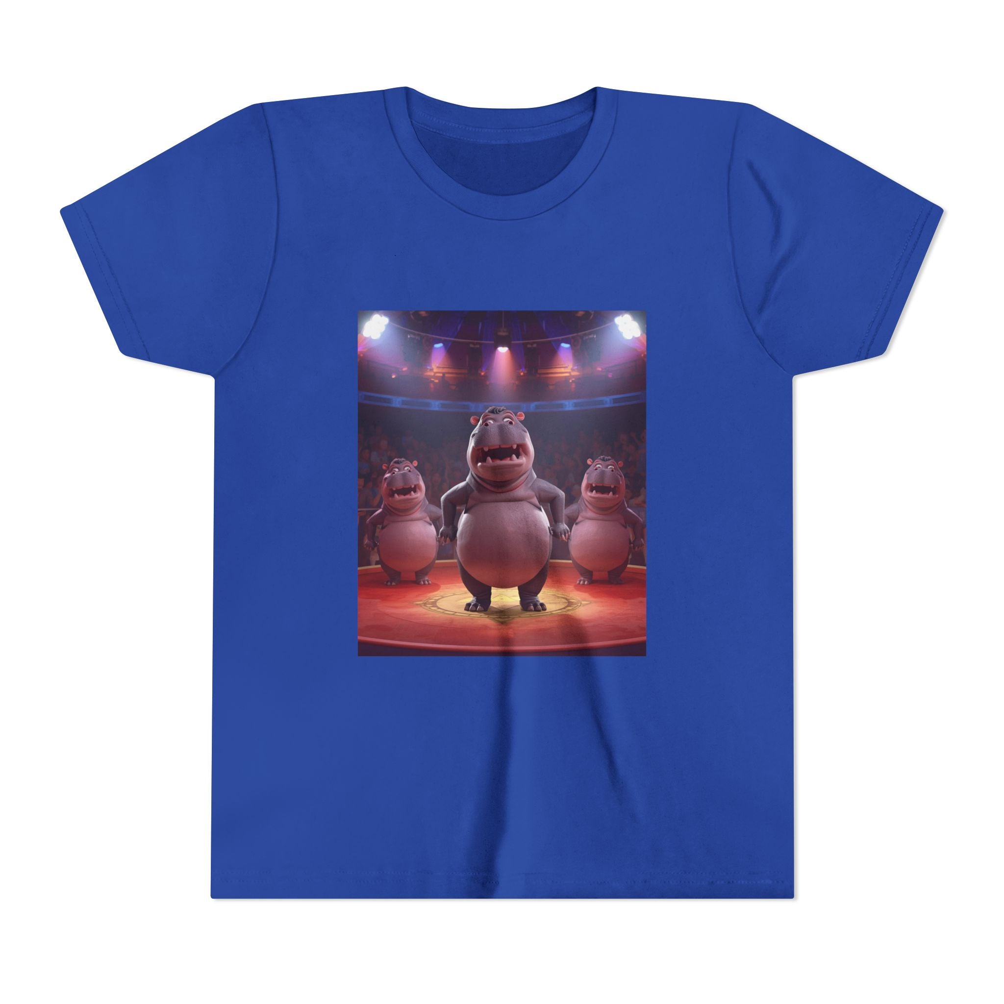 Hippo Funny Youth Short Sleeve Tee