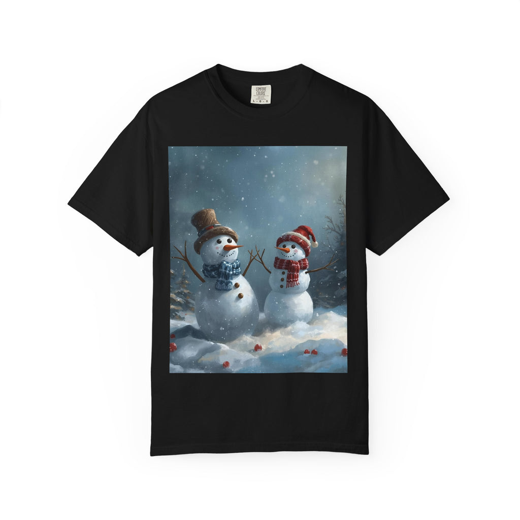 Christmas Winter Wonderland Snowman T-Shirt | Cozy Holiday Tee, Christmas Gift, Unisex Apparel, Seasonal Fashion, Winter Vibes
