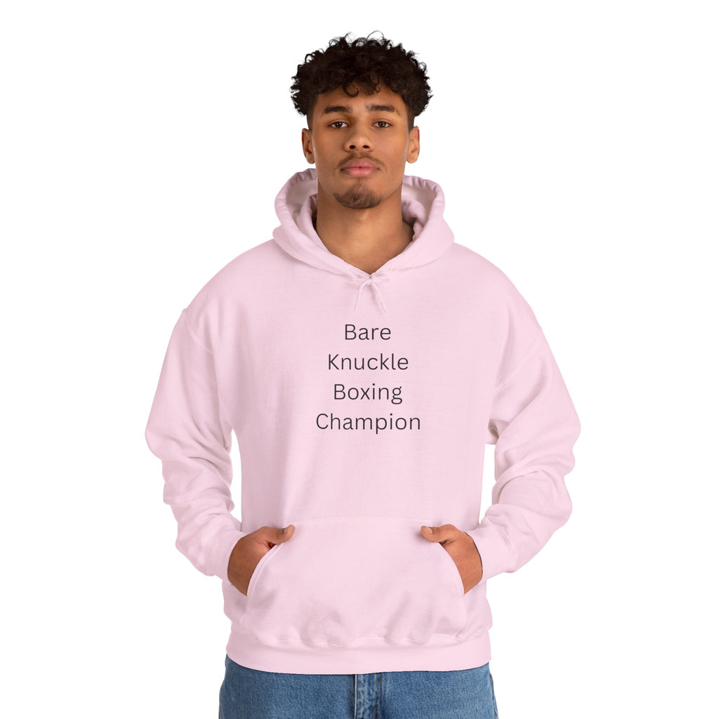 Bare Knuckle Boxing Champion Hoodie | Unisex Sweatshirt, Gift for Boxers, Fitness Apparel, Sportswear, Boxing Champion Merchandise