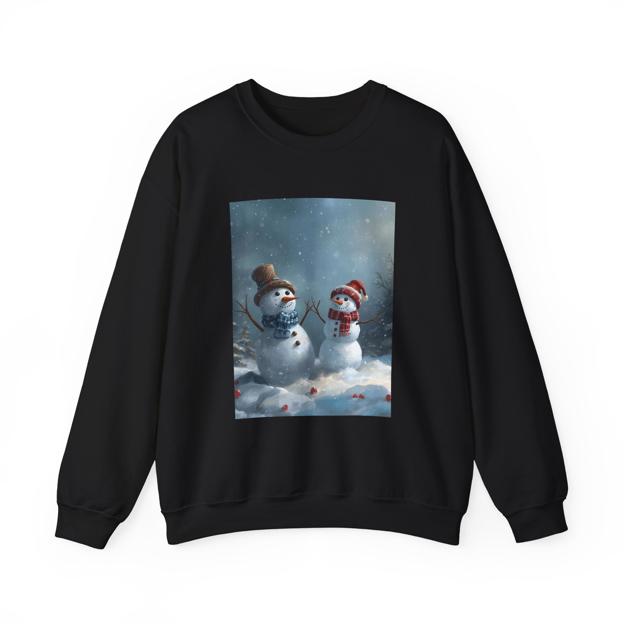 Christmas Snowman Winter Wonderland Sweatshirt - Cozy Crewneck with Snowman Design, Holiday Gift, Christmas Apparel, Winter Fashion, Seasonal Comfort