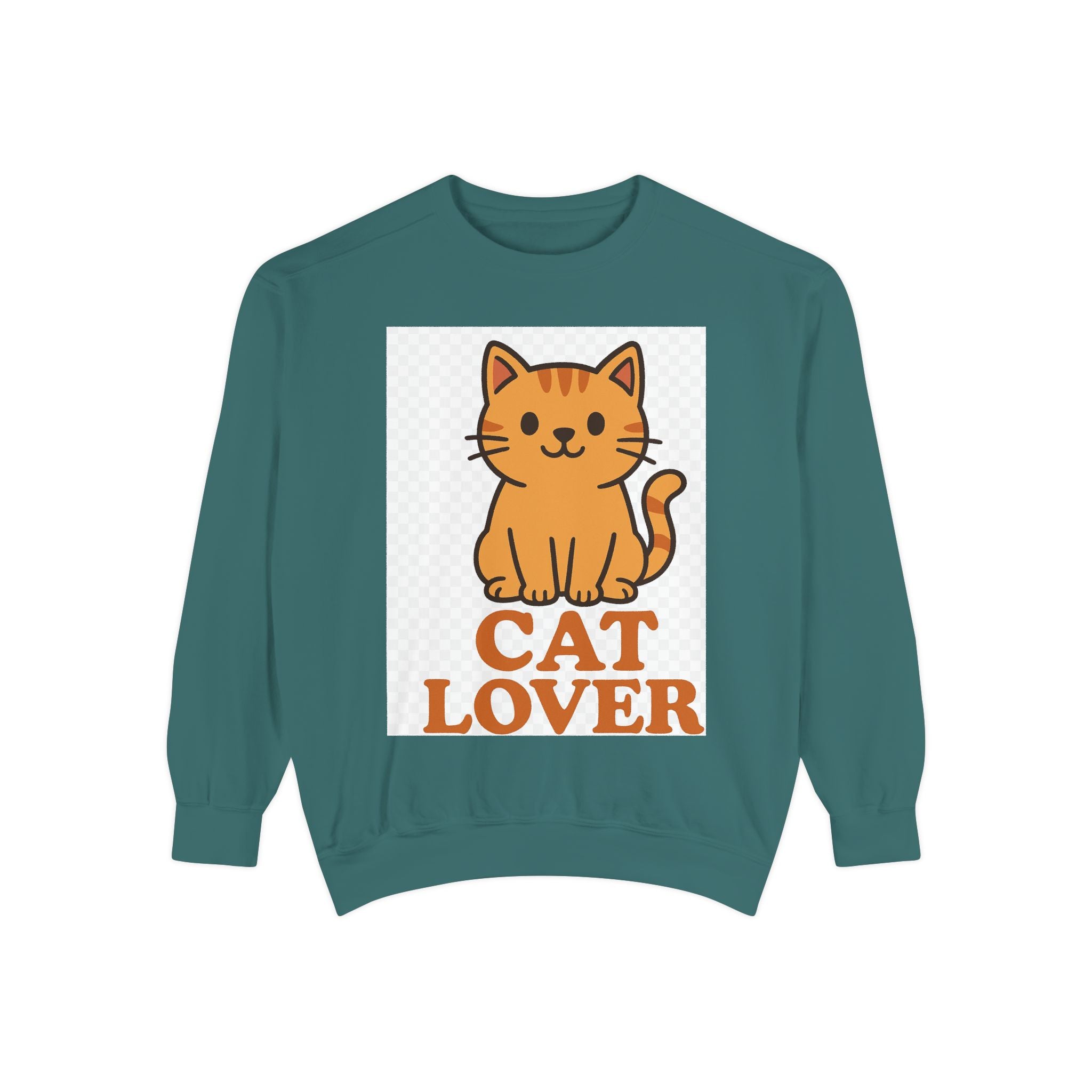 Cat Lover Unisex Garment-Dyed Sweatshirt