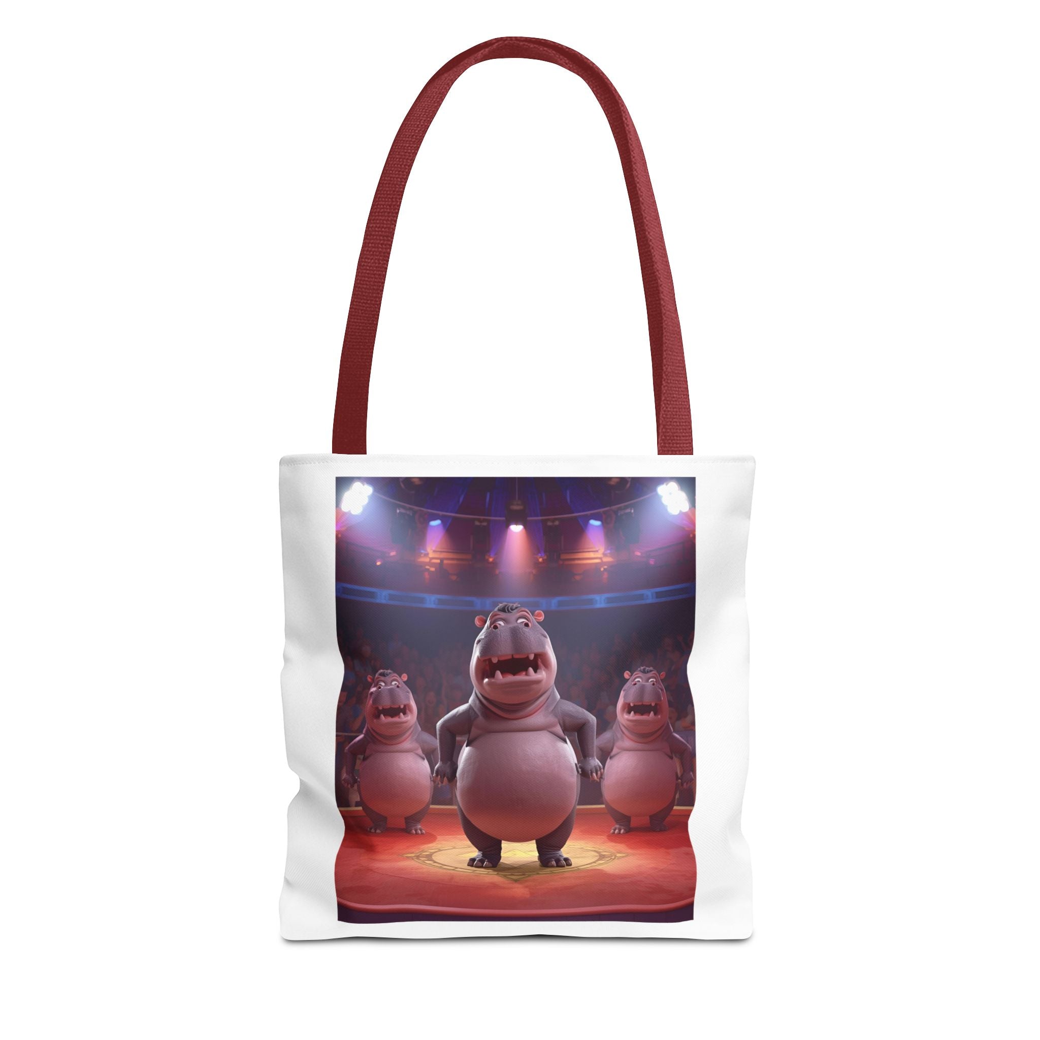 Hippo Funny Tote Bag (AOP)