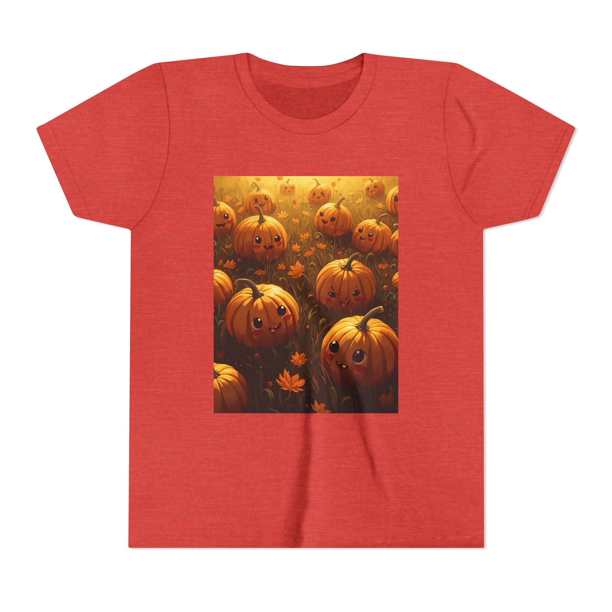 Pumpkin Halloween Youth Tee, Fall Shirt, Halloween Gift, Kids Halloween Apparel, Harvest Celebration T-shirt