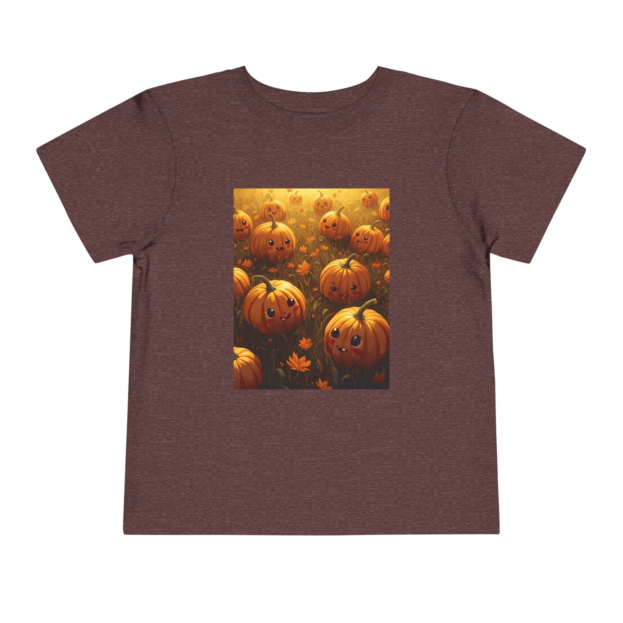 Pumpkin Halloween Toddler Tee - Cute Halloween Shirt, Fall Outfit, Pumpkin Lovers Gift, Kids Halloween Apparel, Toddler Party Tee