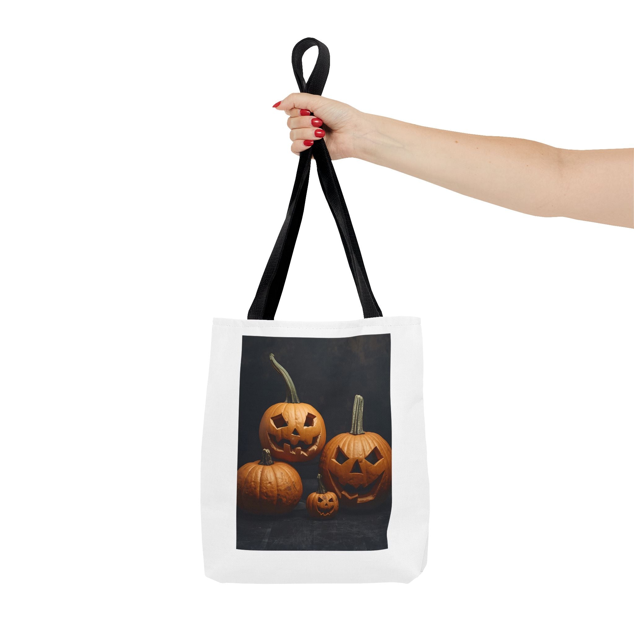 Spooky Halloween Pumpkin Tote Bag (AOP)