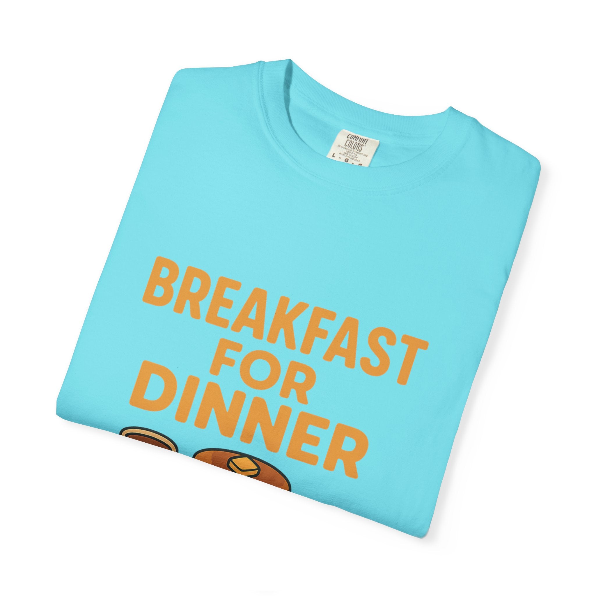 Cute Breakfast for Dinner Unisex T-shirt | Fun Foodie Tee, Gift for Food Lovers, Casual Wear, Brunch Shirt, Breakfast Lovers