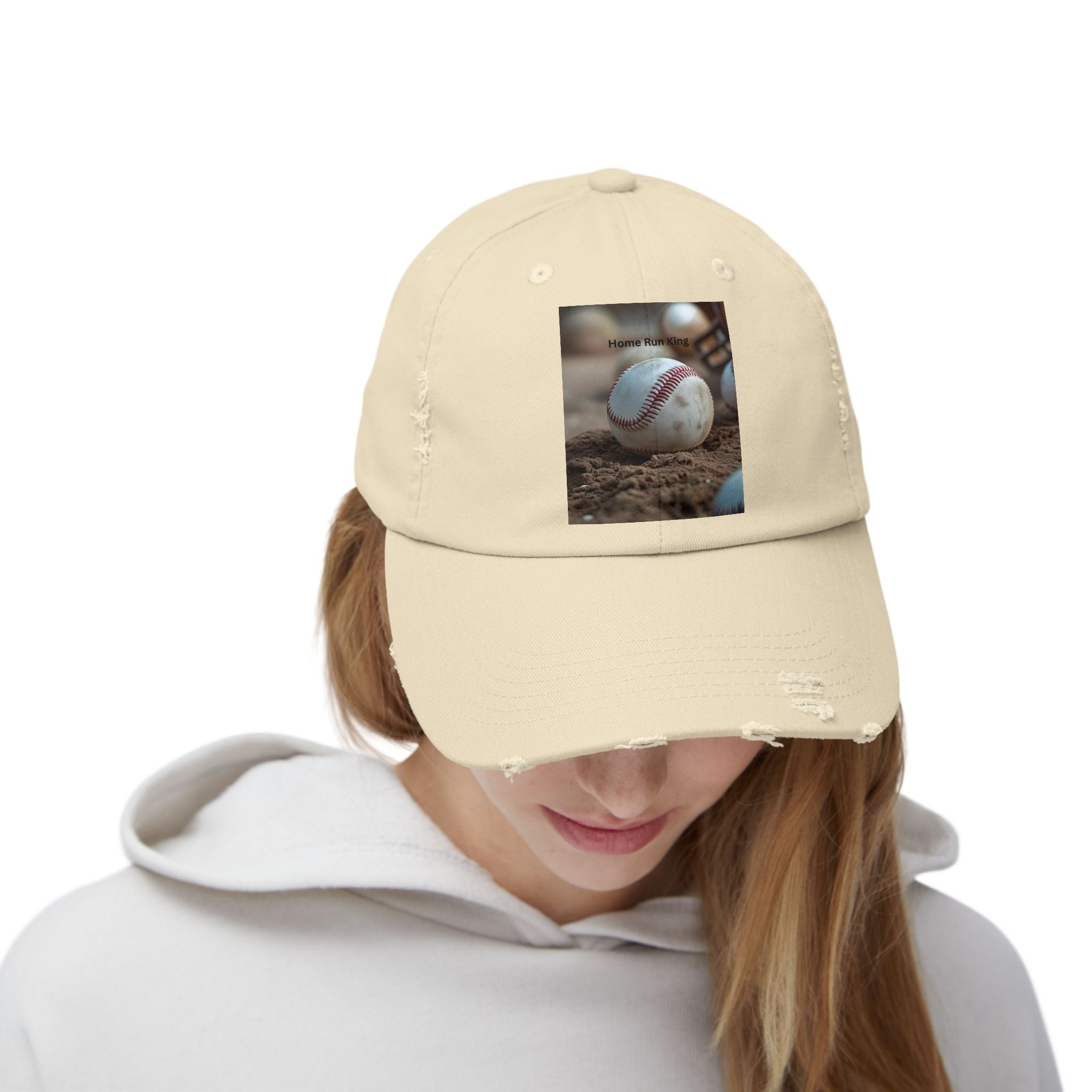 Baseball Unisex Distressed Cap