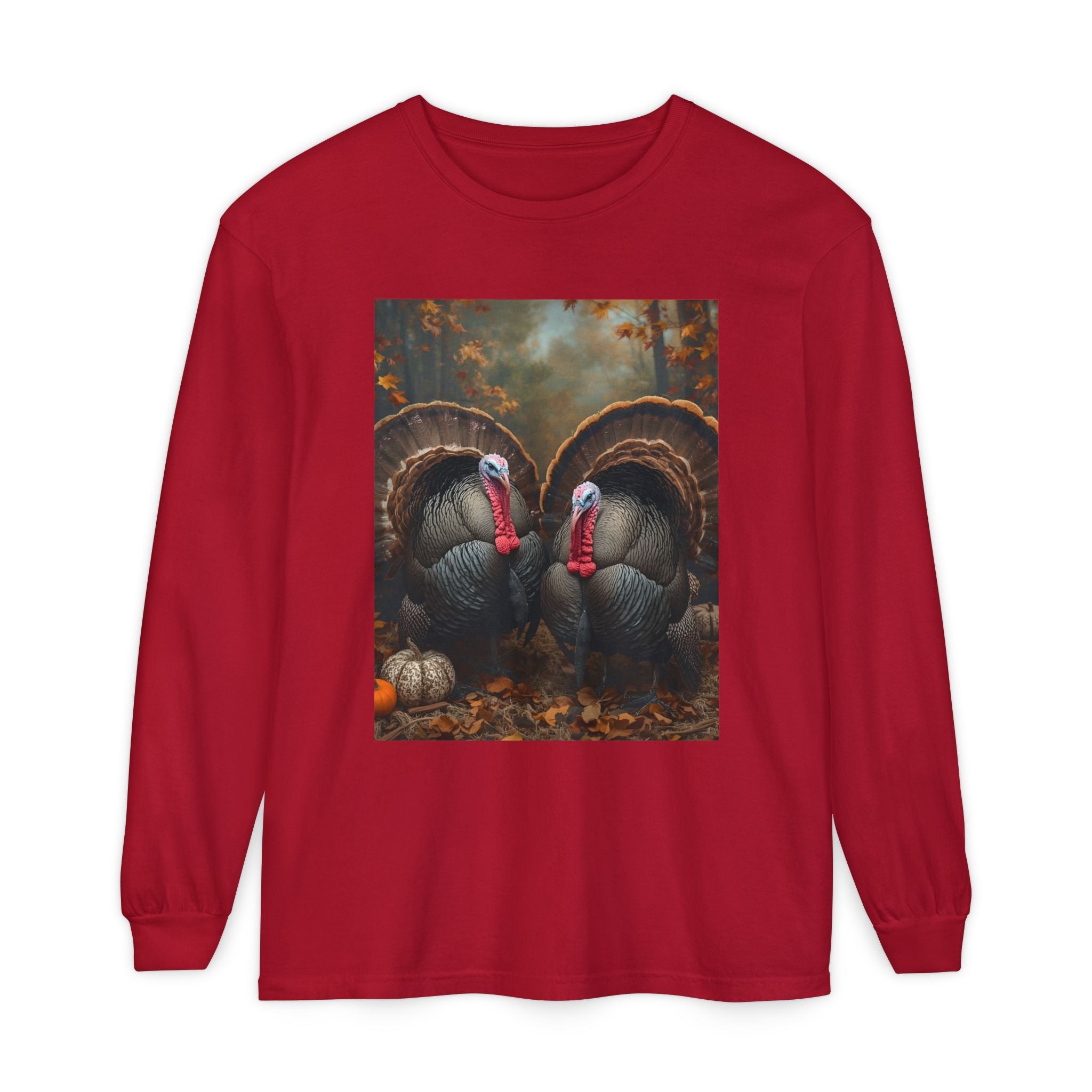 Unisex Garment-dyed Long Sleeve T-Shirt