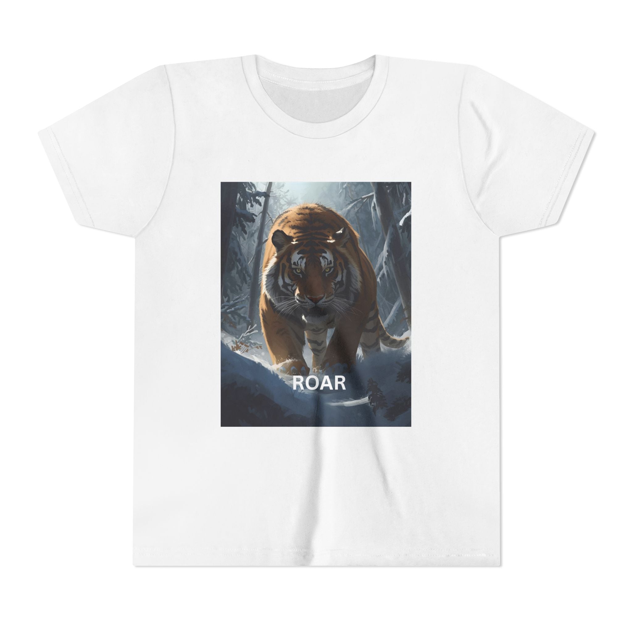Tiger Roar Snow Youth Short Sleeve Tee