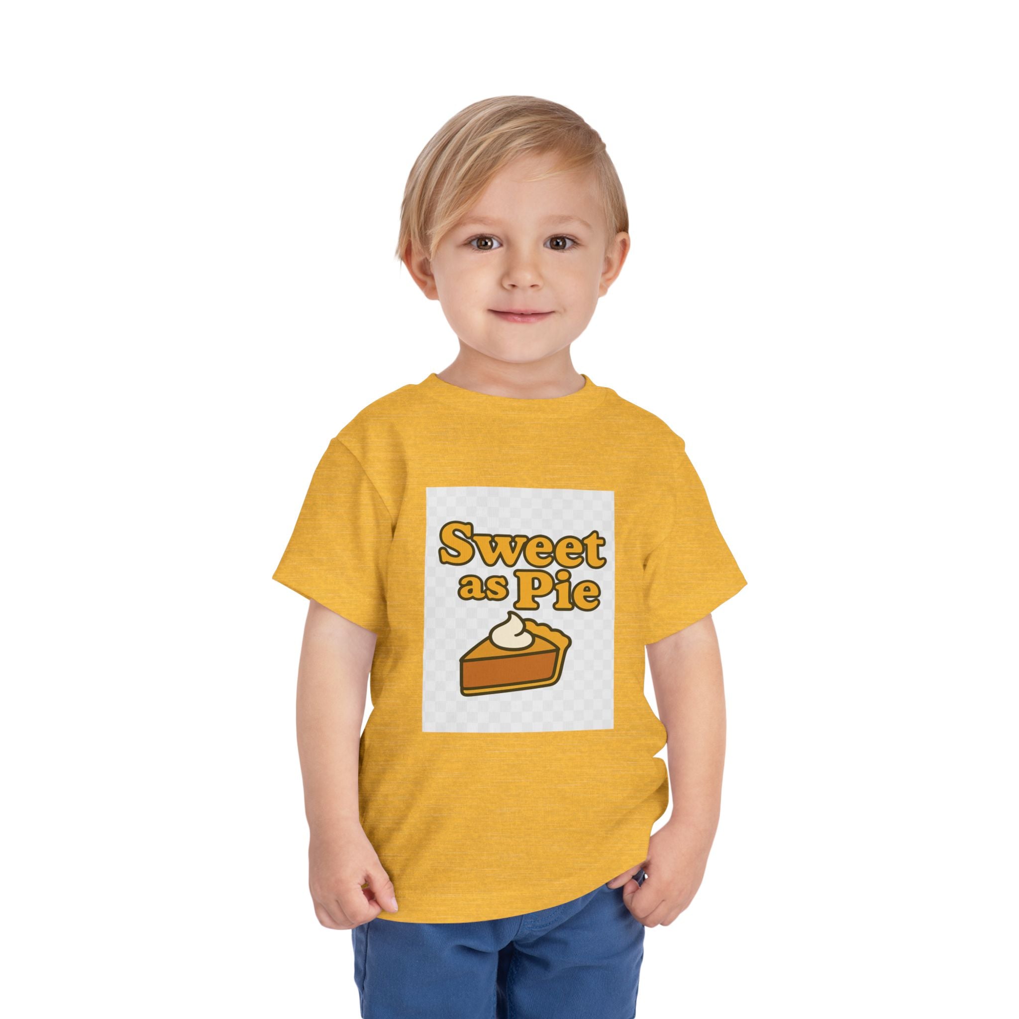 Sweet as Pie Toddler Tee - Cute Short Sleeve Shirt for Kids